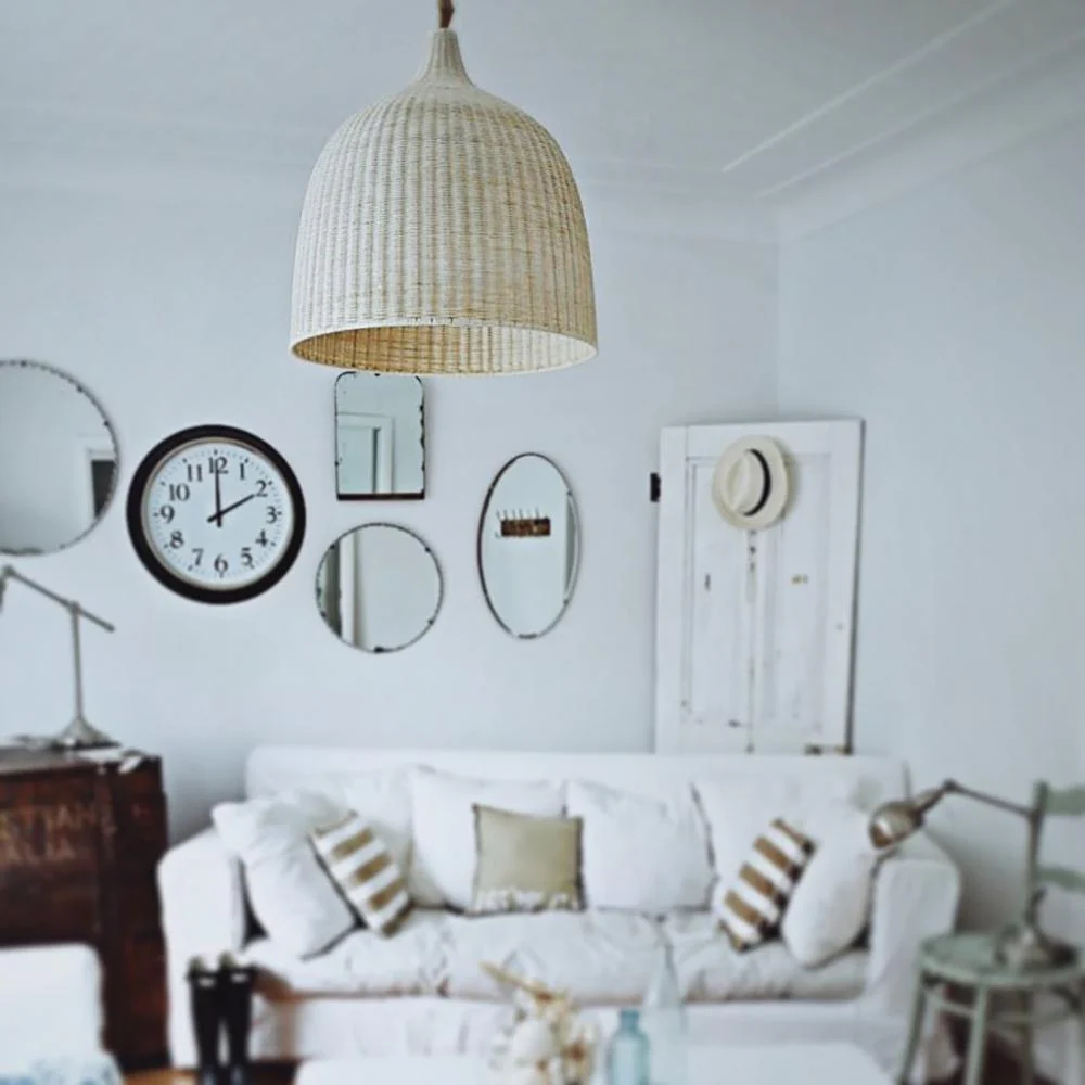 Willow Rustic Rattan Pandent Light - Image 46
