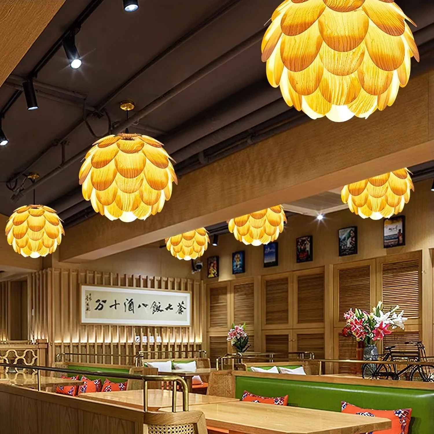 Wlara Modern Wood Pendant Light - Image 12