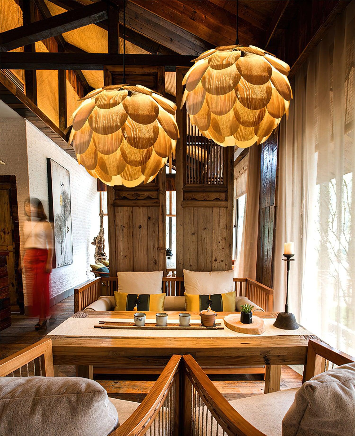 Wlara Modern Wood Pendant Light - Image 13