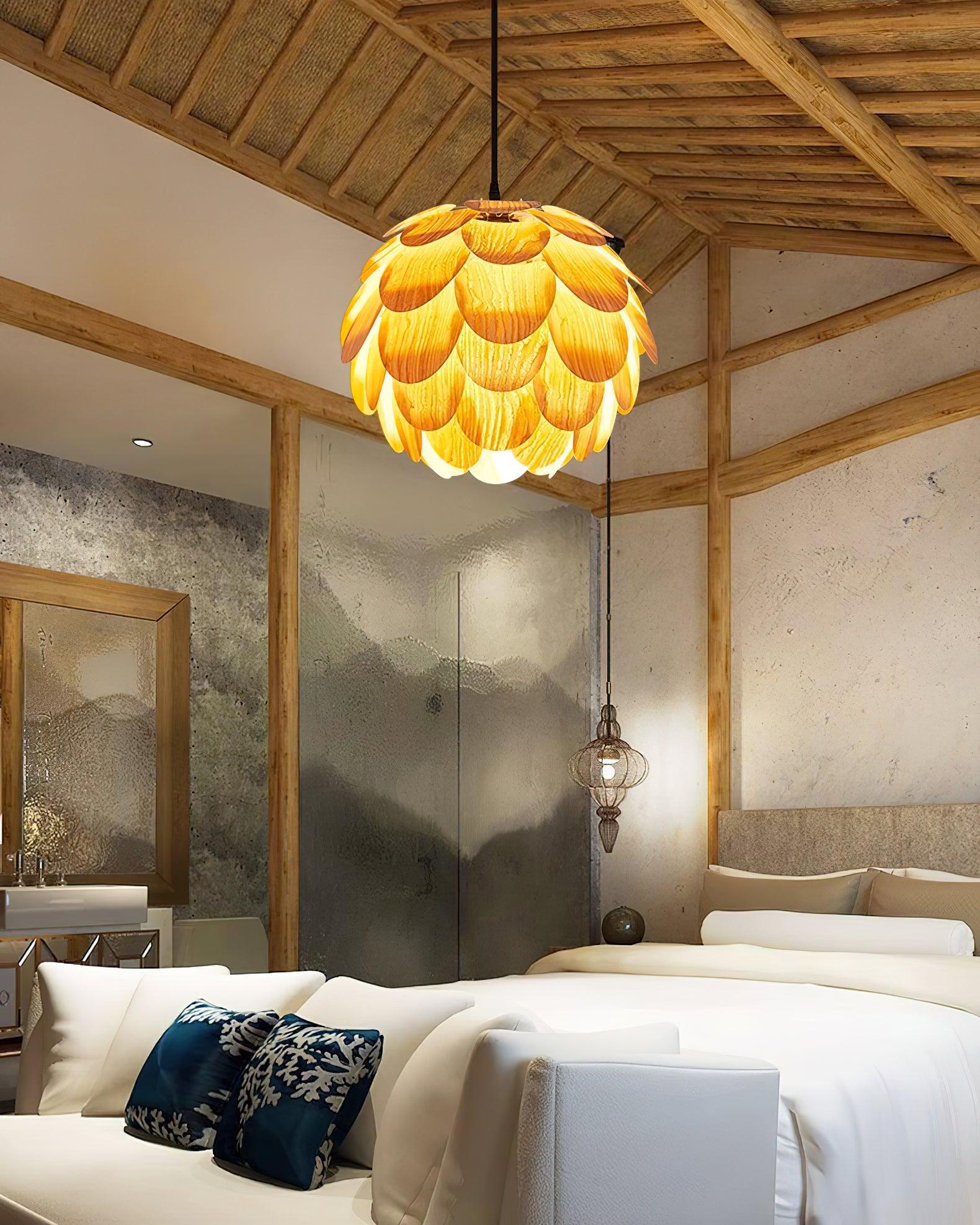 Wlara Modern Wood Pendant Light - Image 14