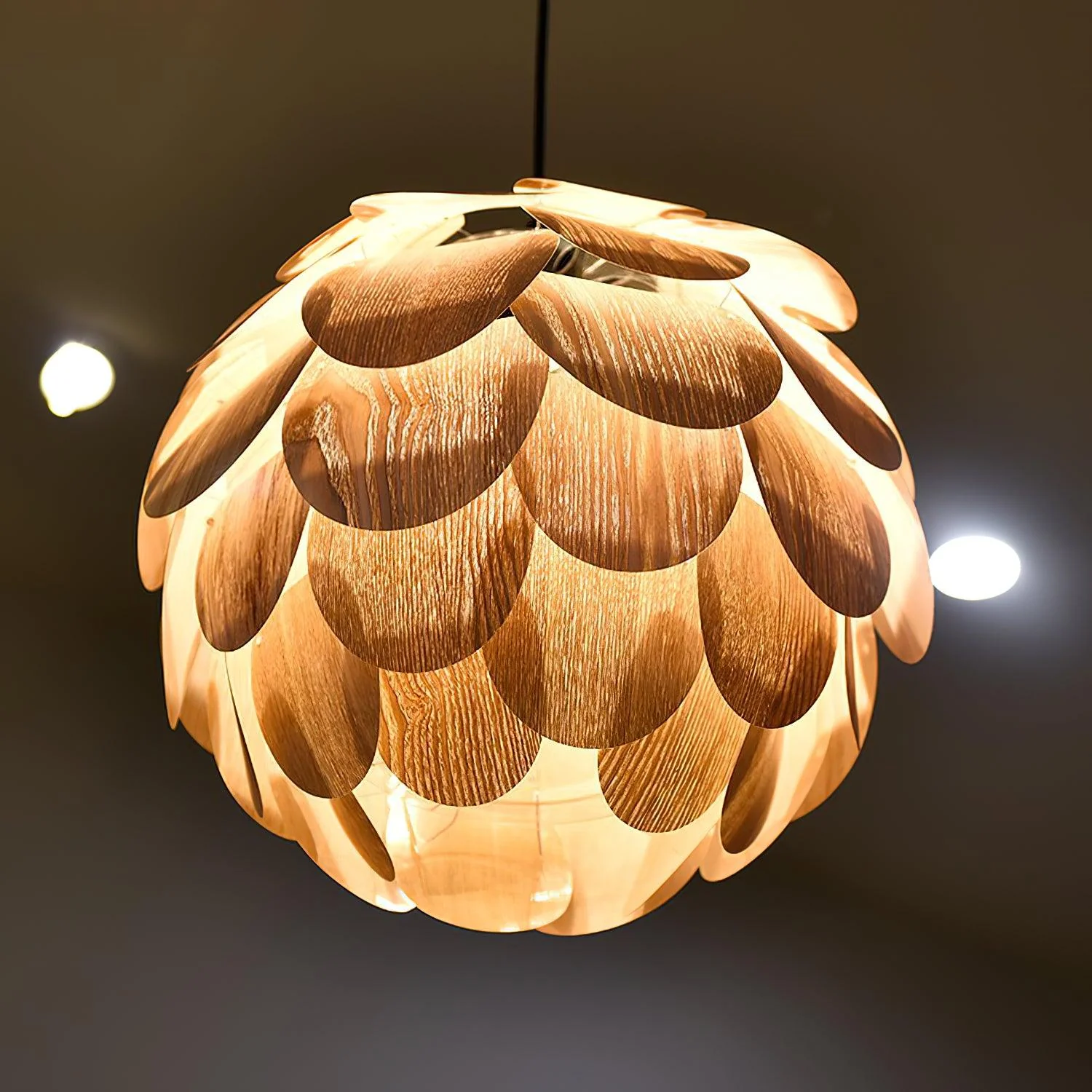 Wlara Modern Wood Pendant Light - Image 18