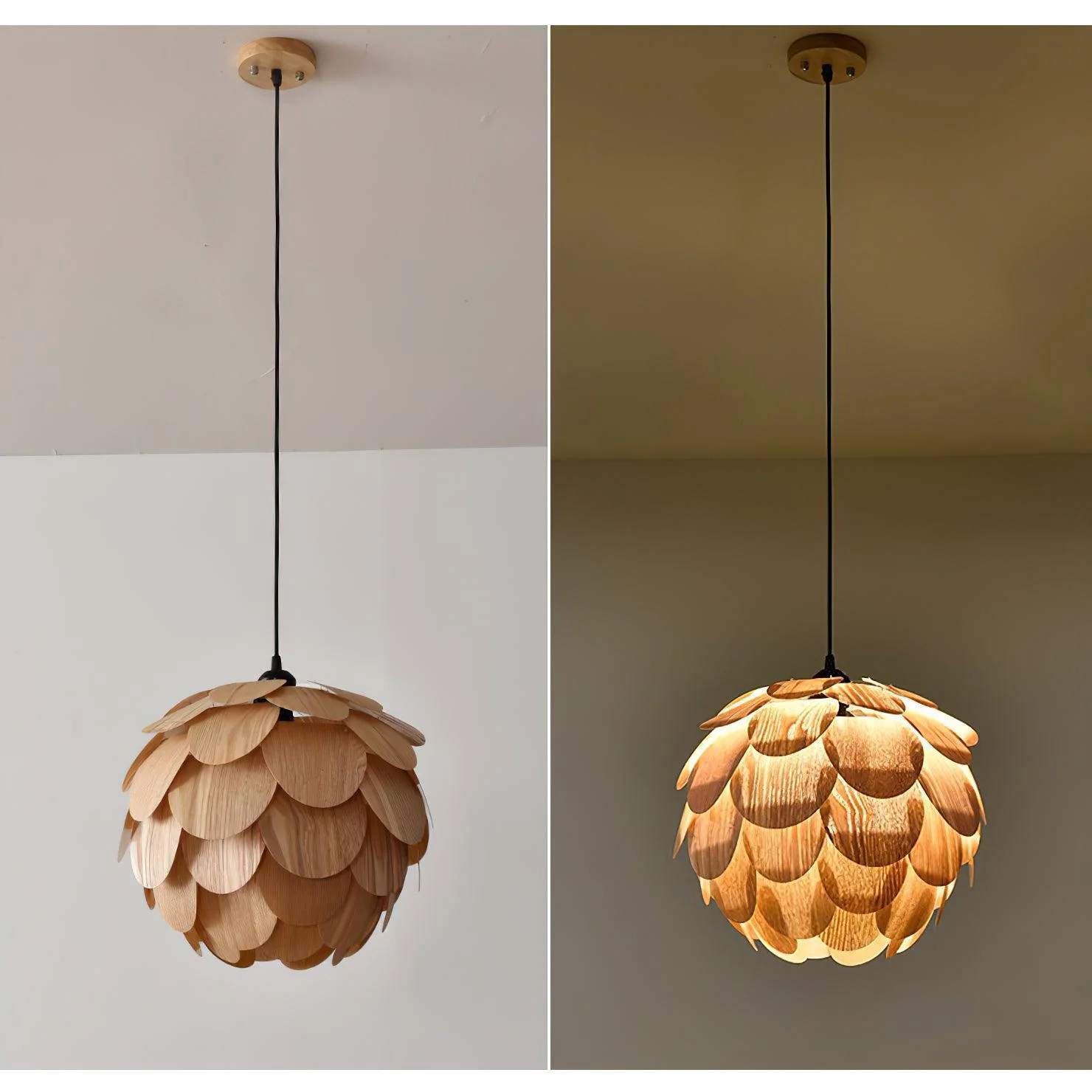Wlara Modern Wood Pendant Light - Image 21