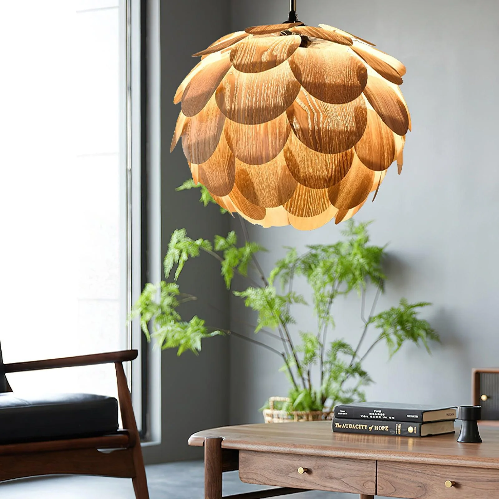Wlara Modern Wood Pendant Light - Image 31