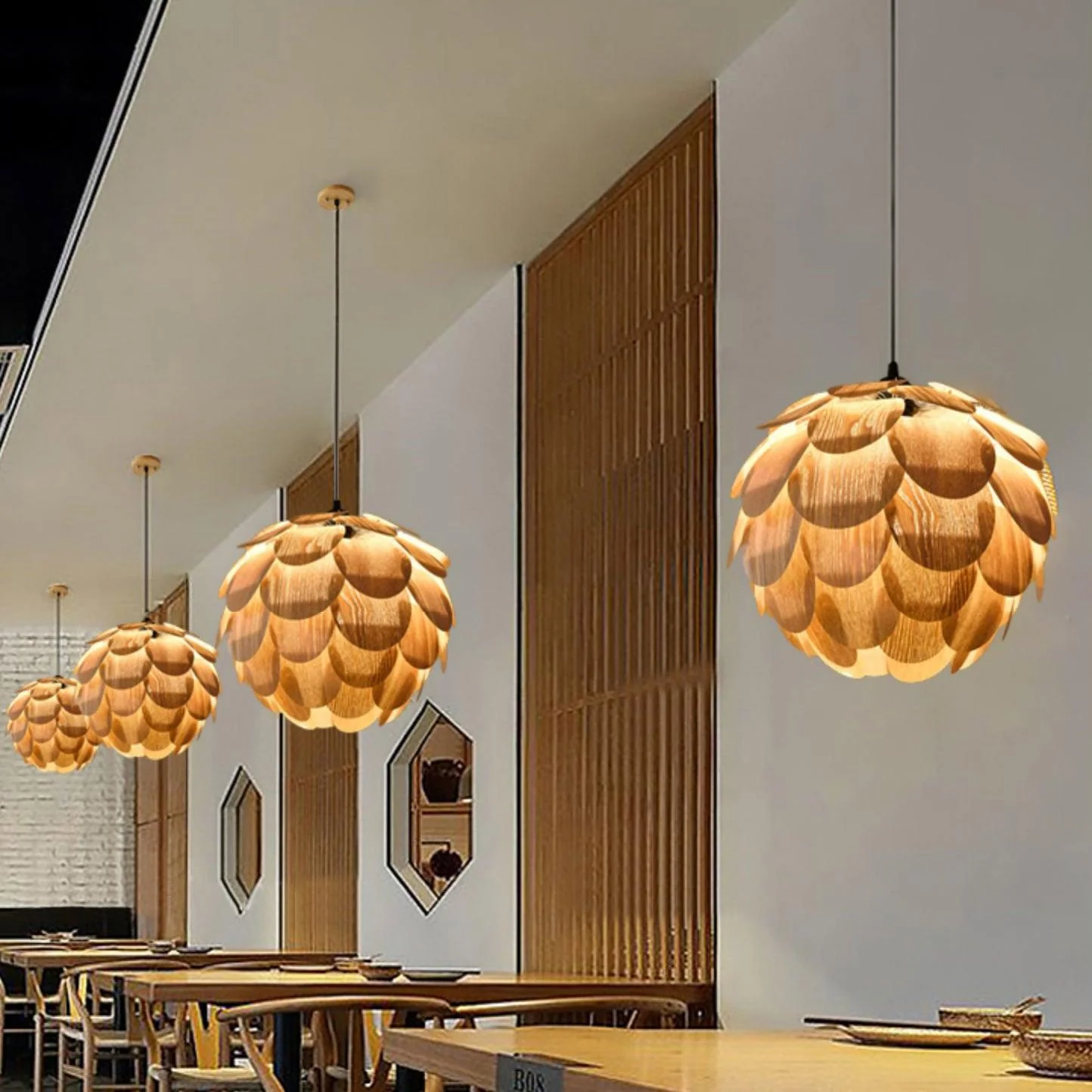 Wlara Modern Wood Pendant Light - Image 38