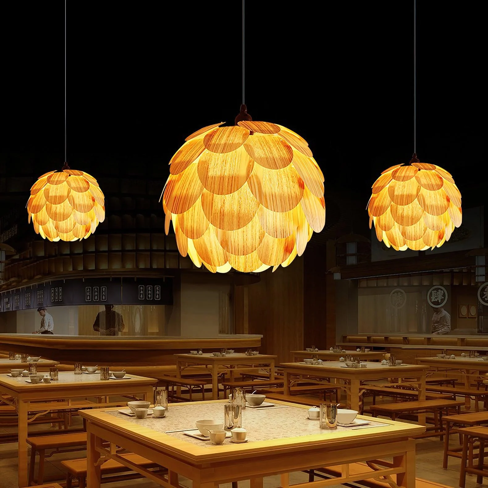Wlara Modern Wood Pendant Light - Image 40