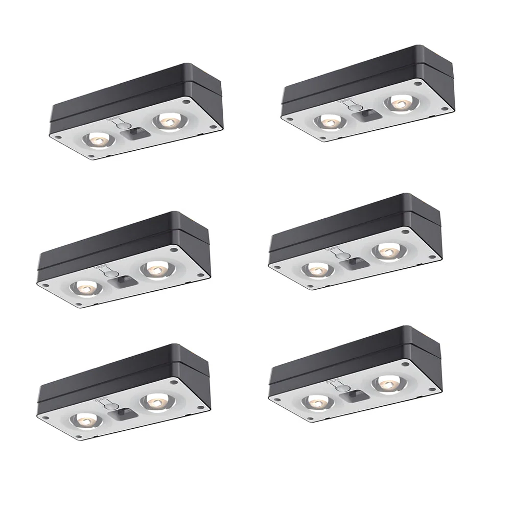 Wlla Square Multi-Color Ambient ABS Outdoor Wall Lights - Image 4