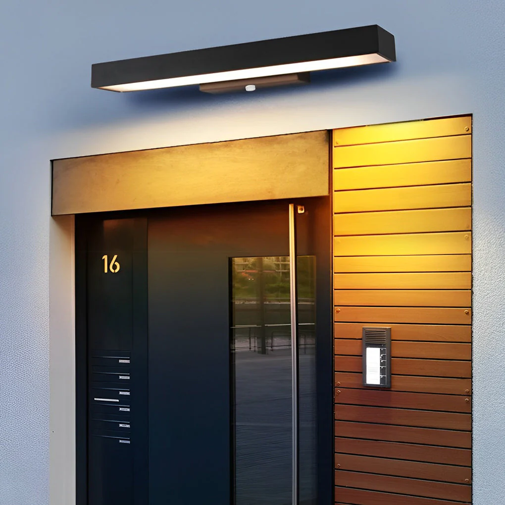 Wolf Motion Sensor Stainless Steel Outdoor Wall Light - Image 8