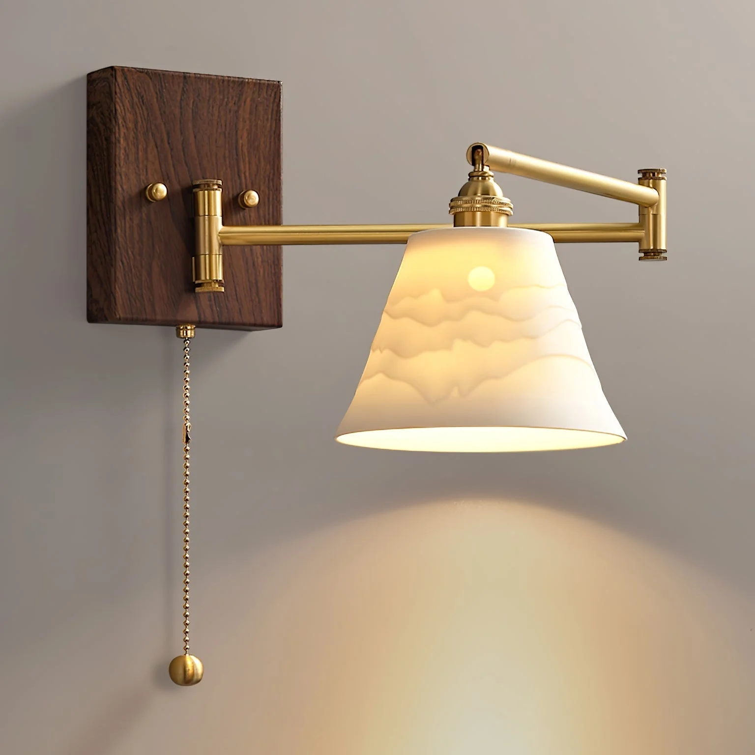 Wolf Wall Lamp Unique Geometry Ceramic - Image 18
