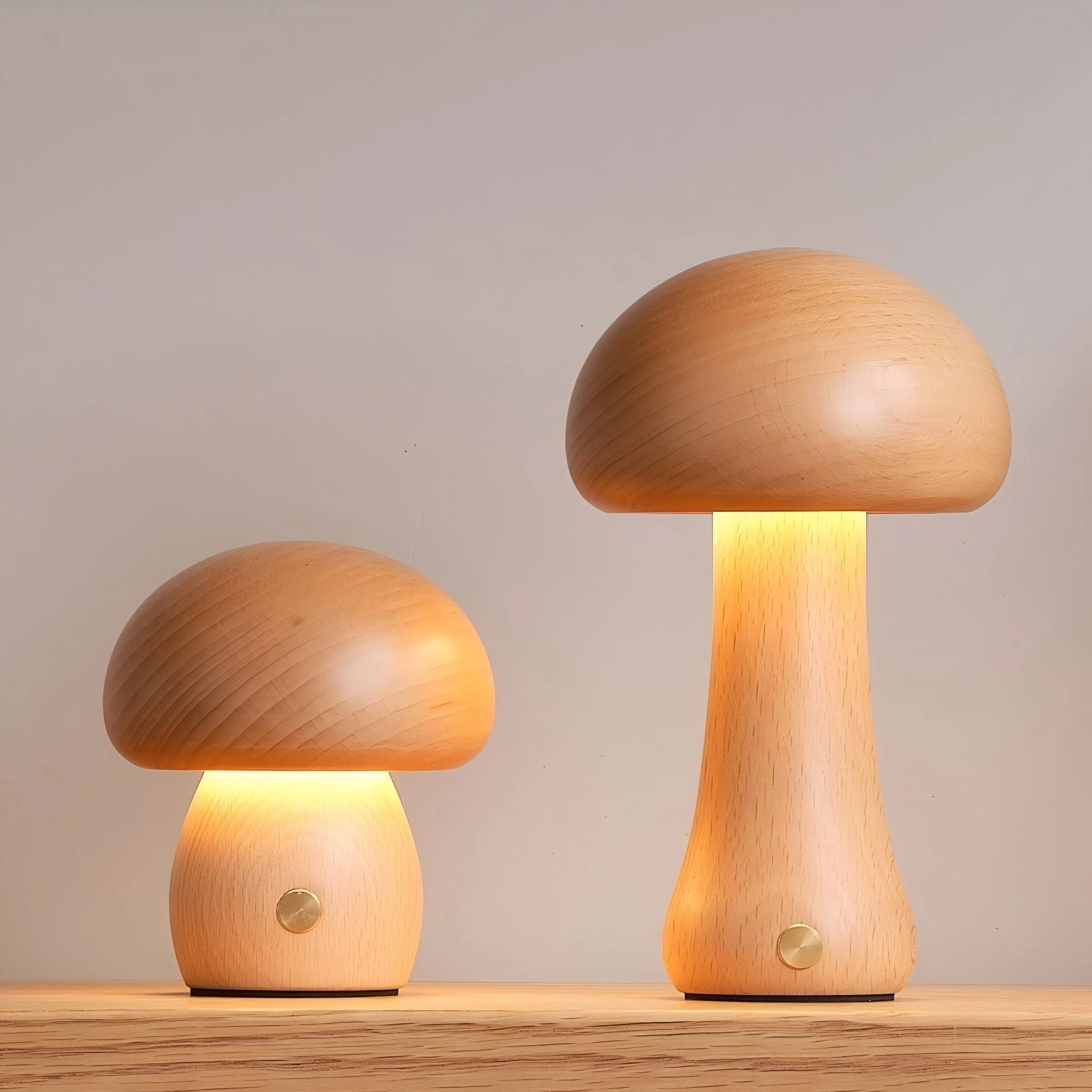 Wooden Rustic Wood Table Lamp - Image 20
