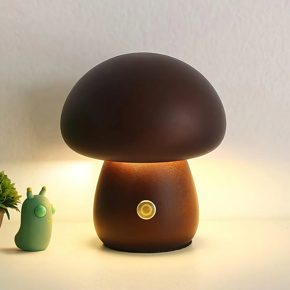 Wooden Rustic Wood Table Lamp - Image 6