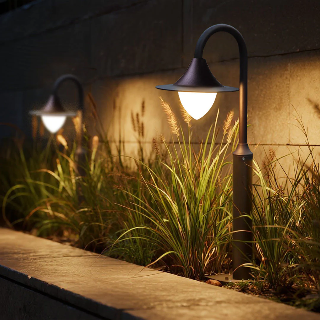 Woody Minimalist Elegance Outdoor Path Light - Image 2