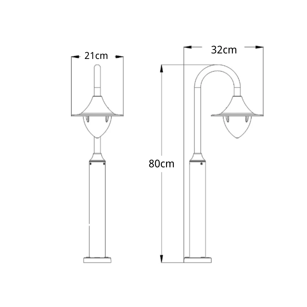 Woody Minimalist Elegance Outdoor Path Light - Image 9