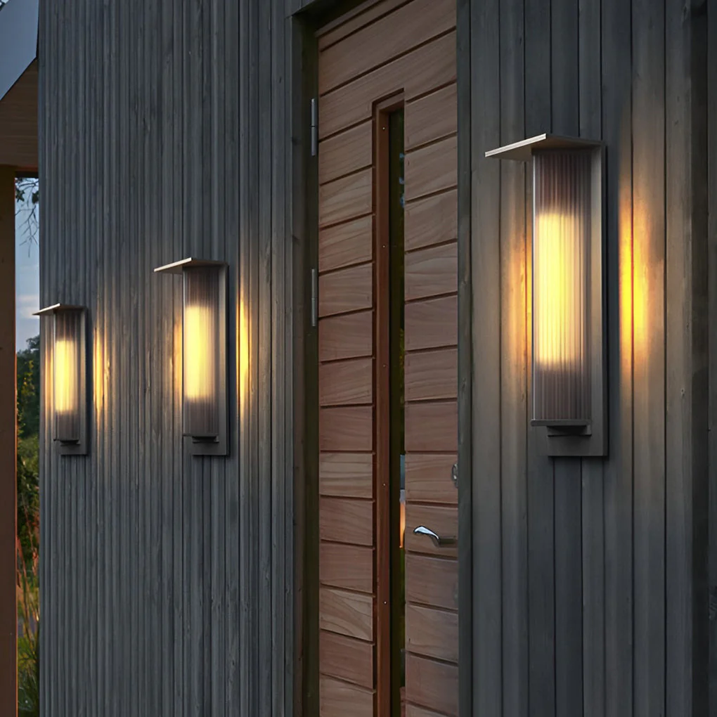 Wthy LED Solar Vintage Outdoor Wall Light - Image 8
