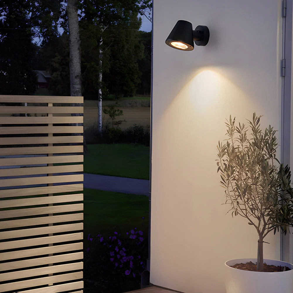 Wyman LED Long-Range Illumination Outdoor Wall Spot Light - Image 2