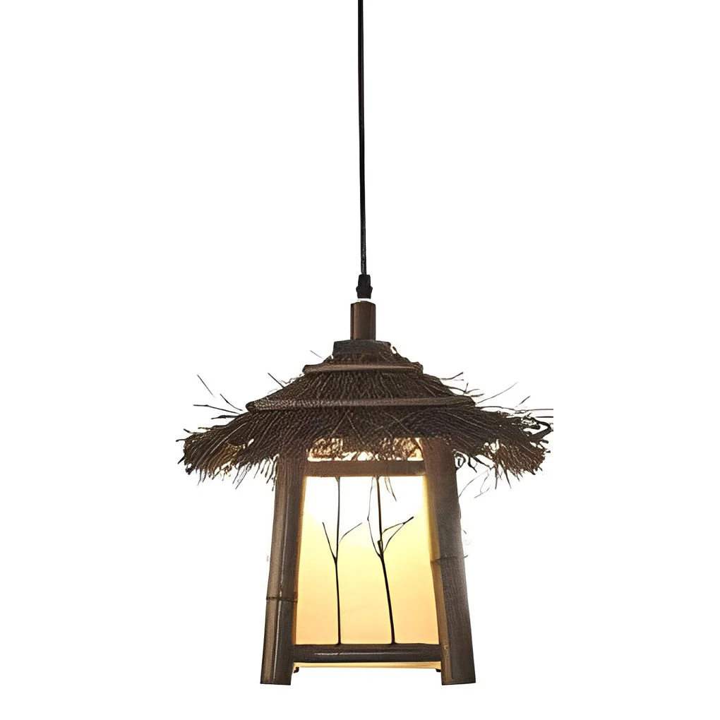 Wyne Branch Pattern Versatile Bamboo Outdoor Light - Image 12