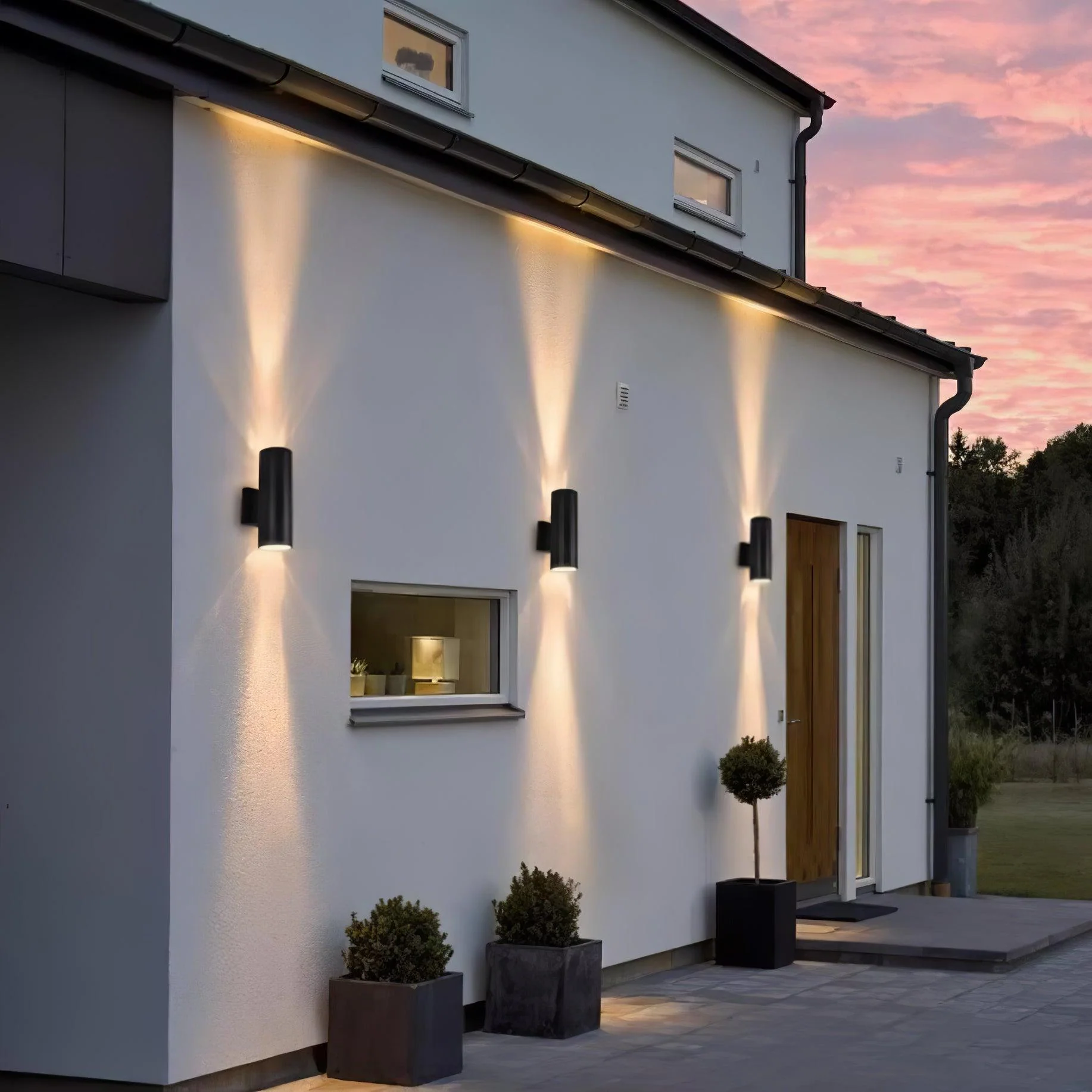 Wynne Wall Light Modern Minimalist Cylindrical Outdoor - Image 18