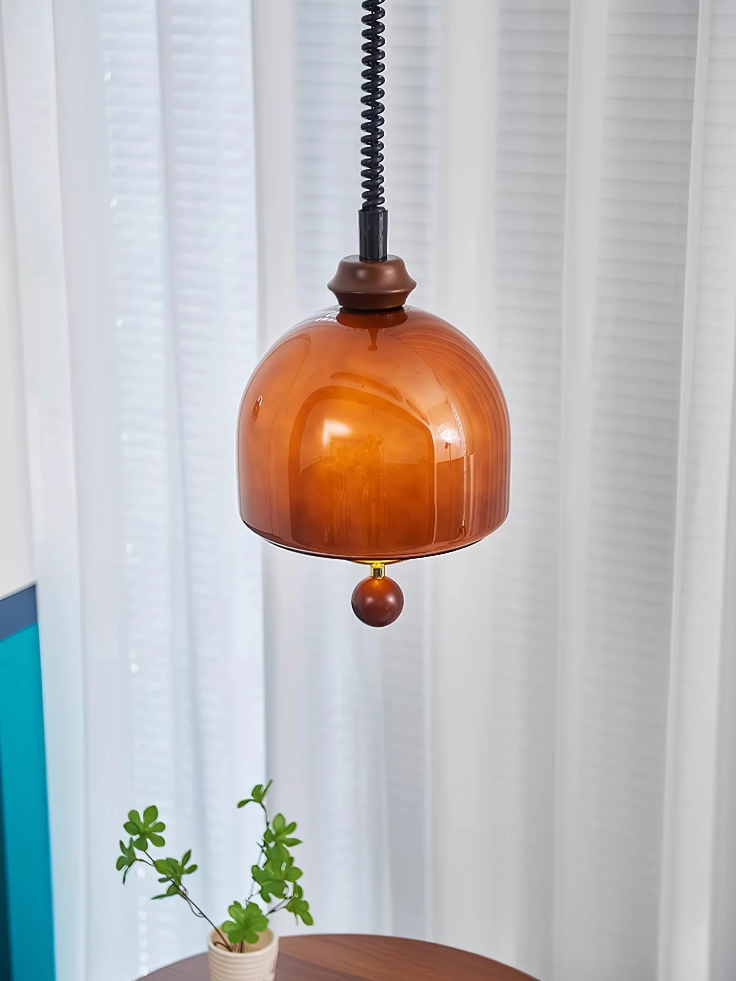 Yael MInimalist Wood Pendant Light - Image 3