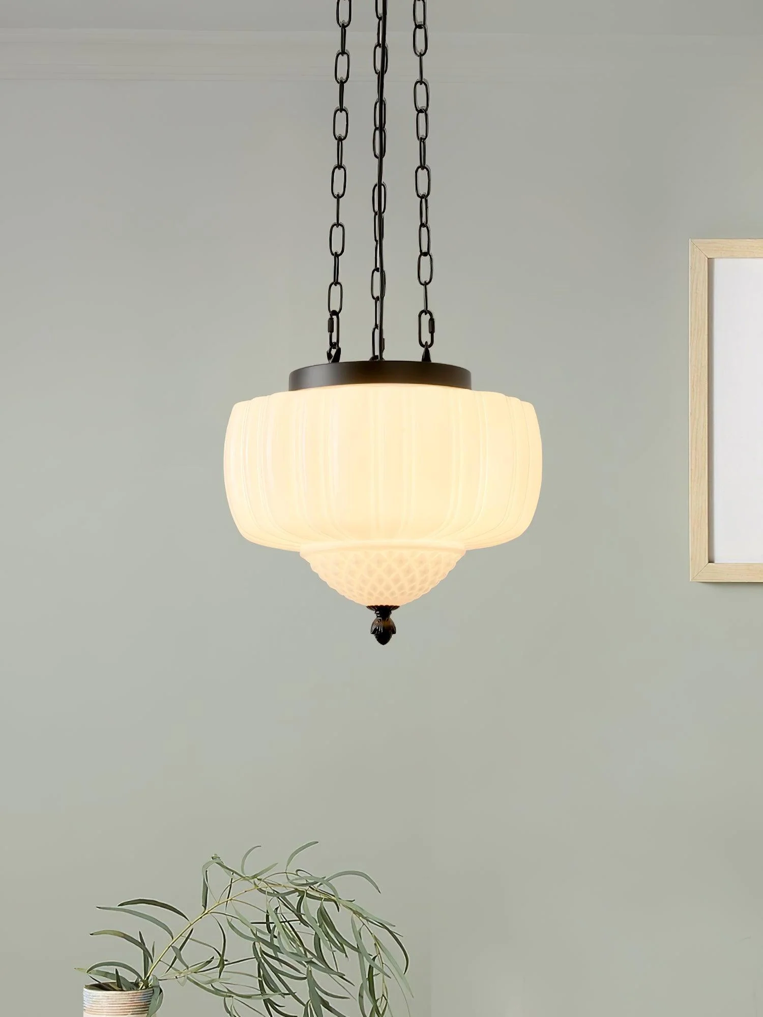 Yara Contemporary Glass Pendant Light - Image 11