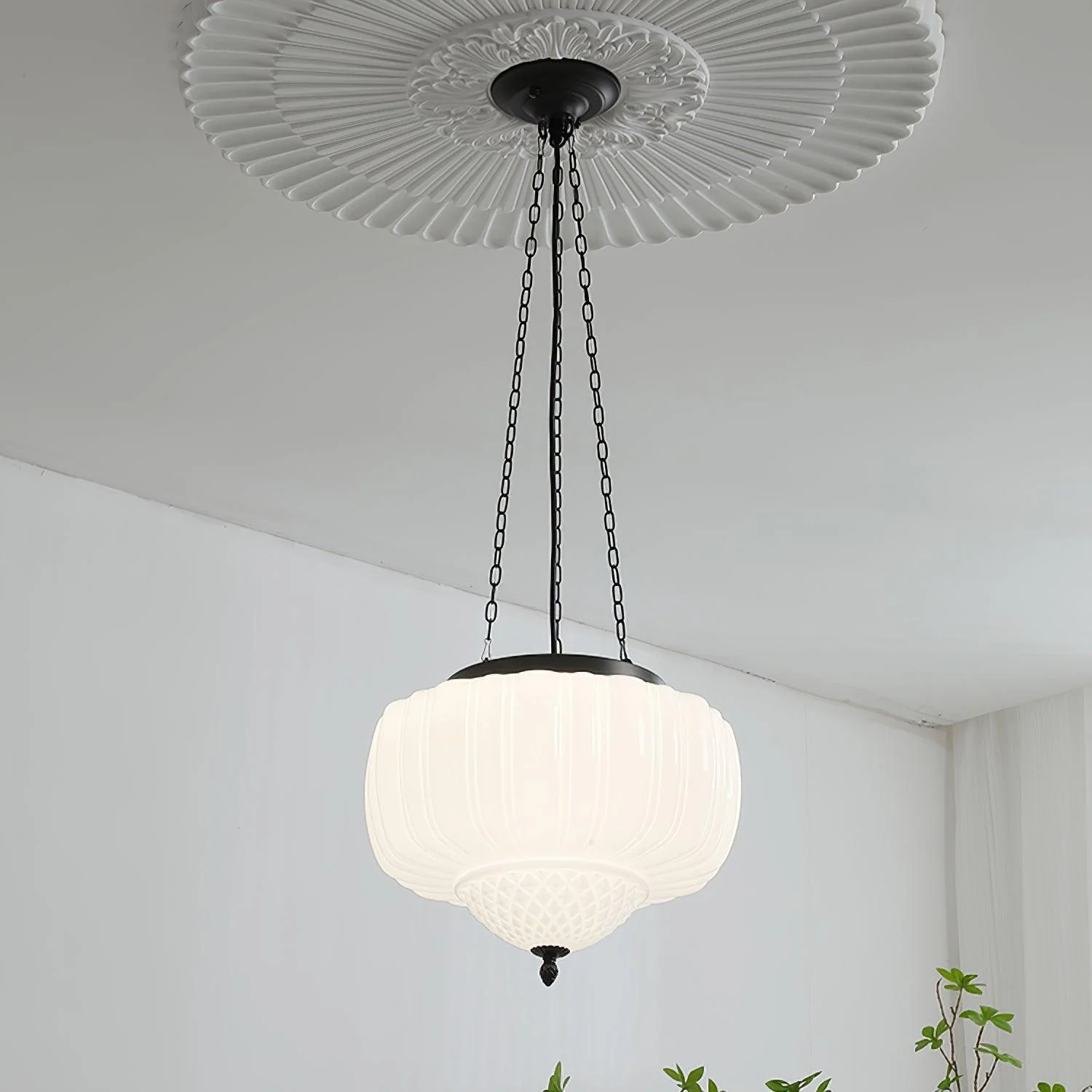 Yara Contemporary Glass Pendant Light - Image 16