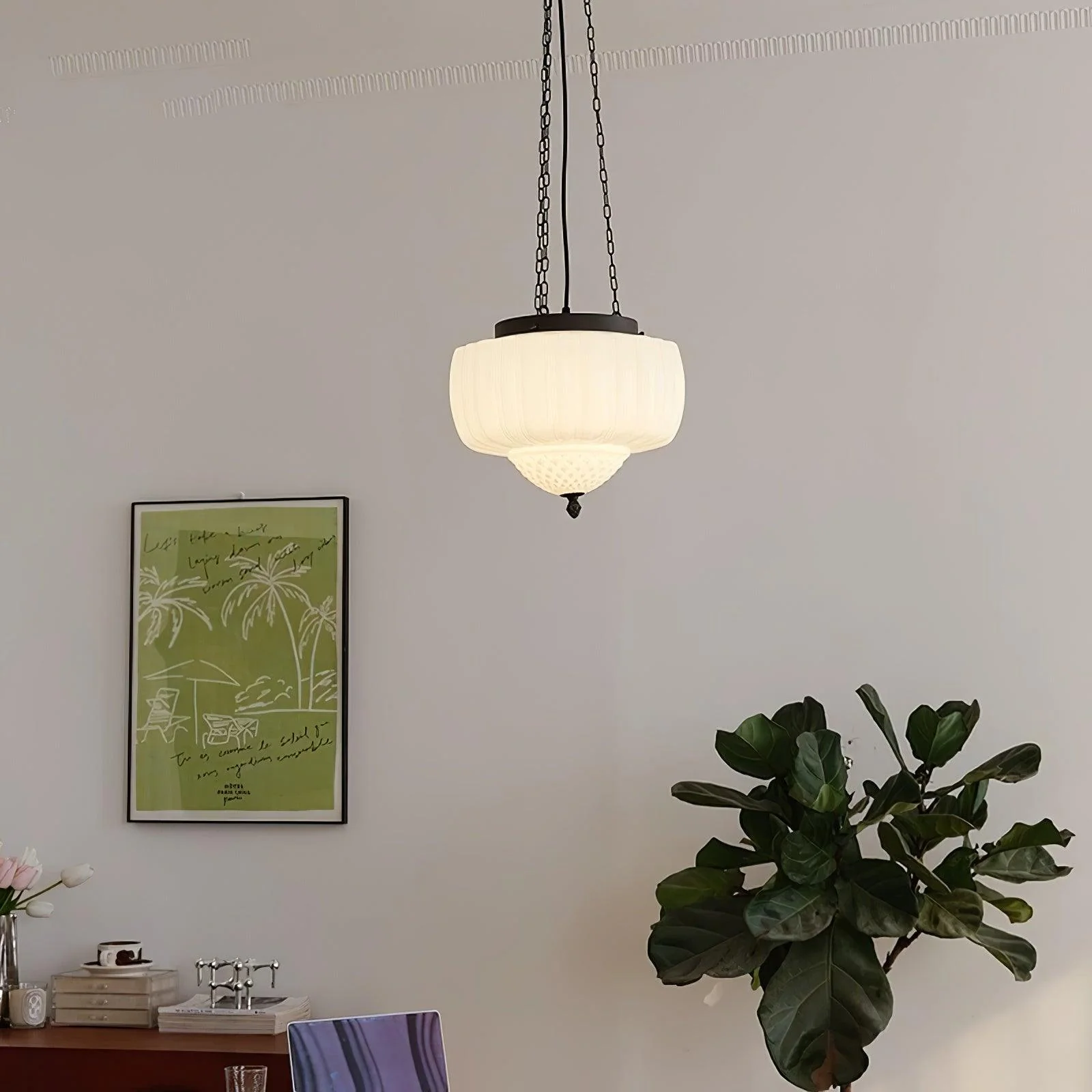 Yara Contemporary Glass Pendant Light - Image 28