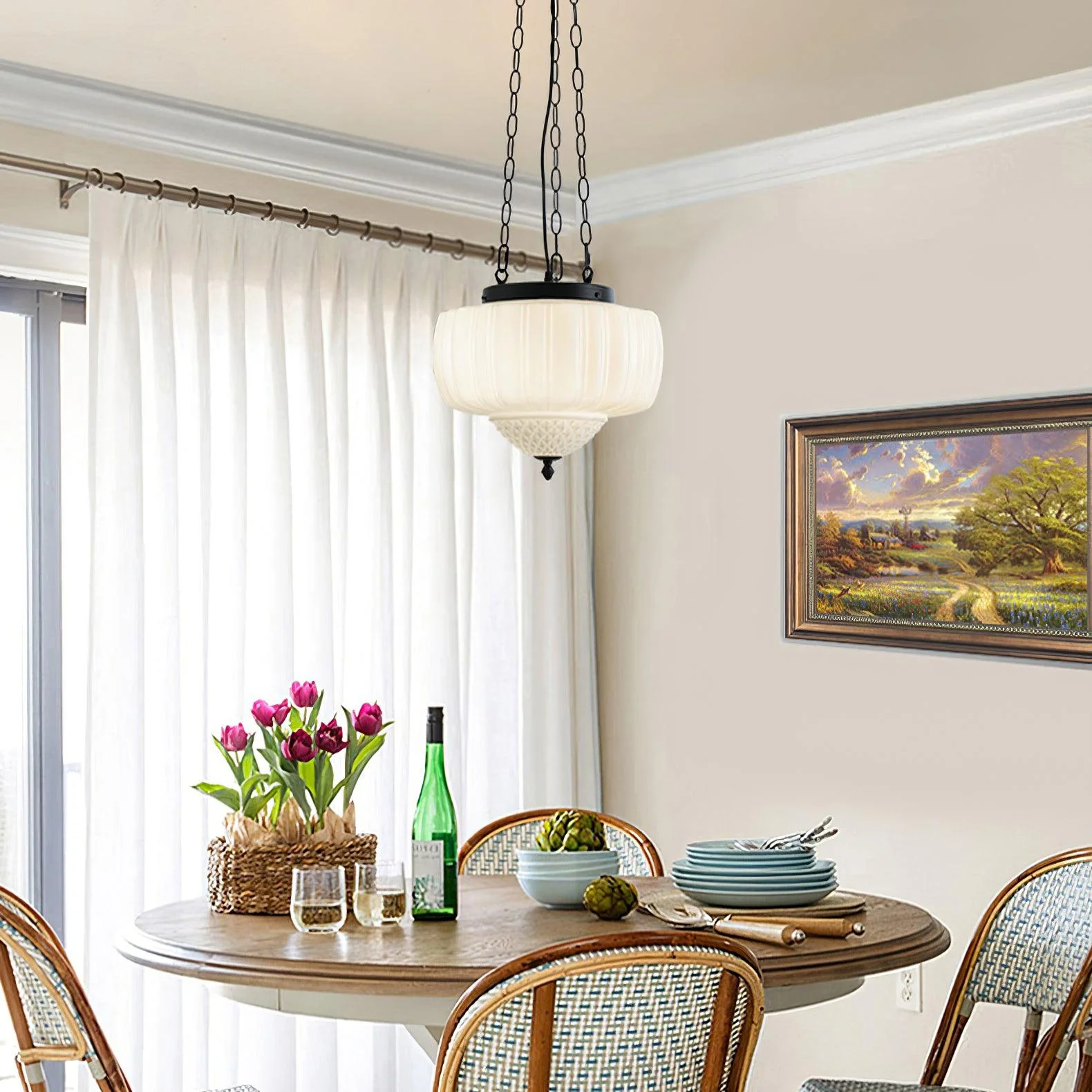 Yara Contemporary Glass Pendant Light - Image 29