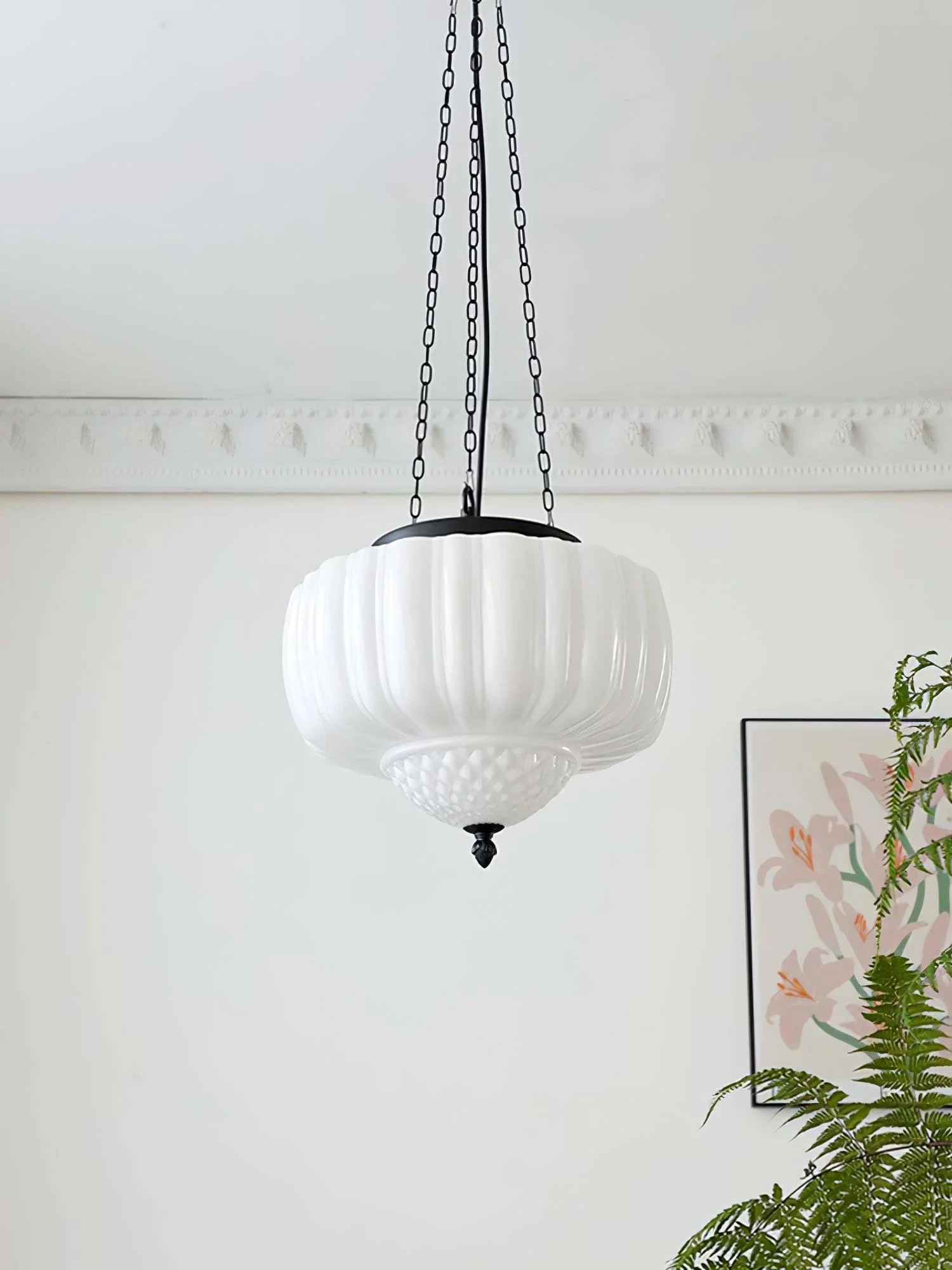 Yara Contemporary Glass Pendant Light - Image 3