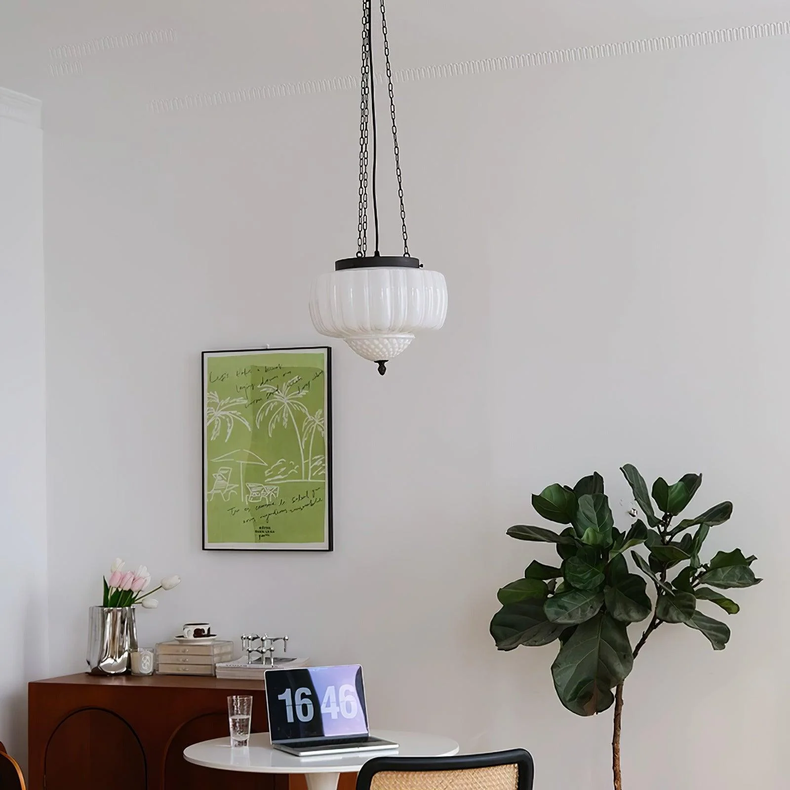 Yara Contemporary Glass Pendant Light - Image 30