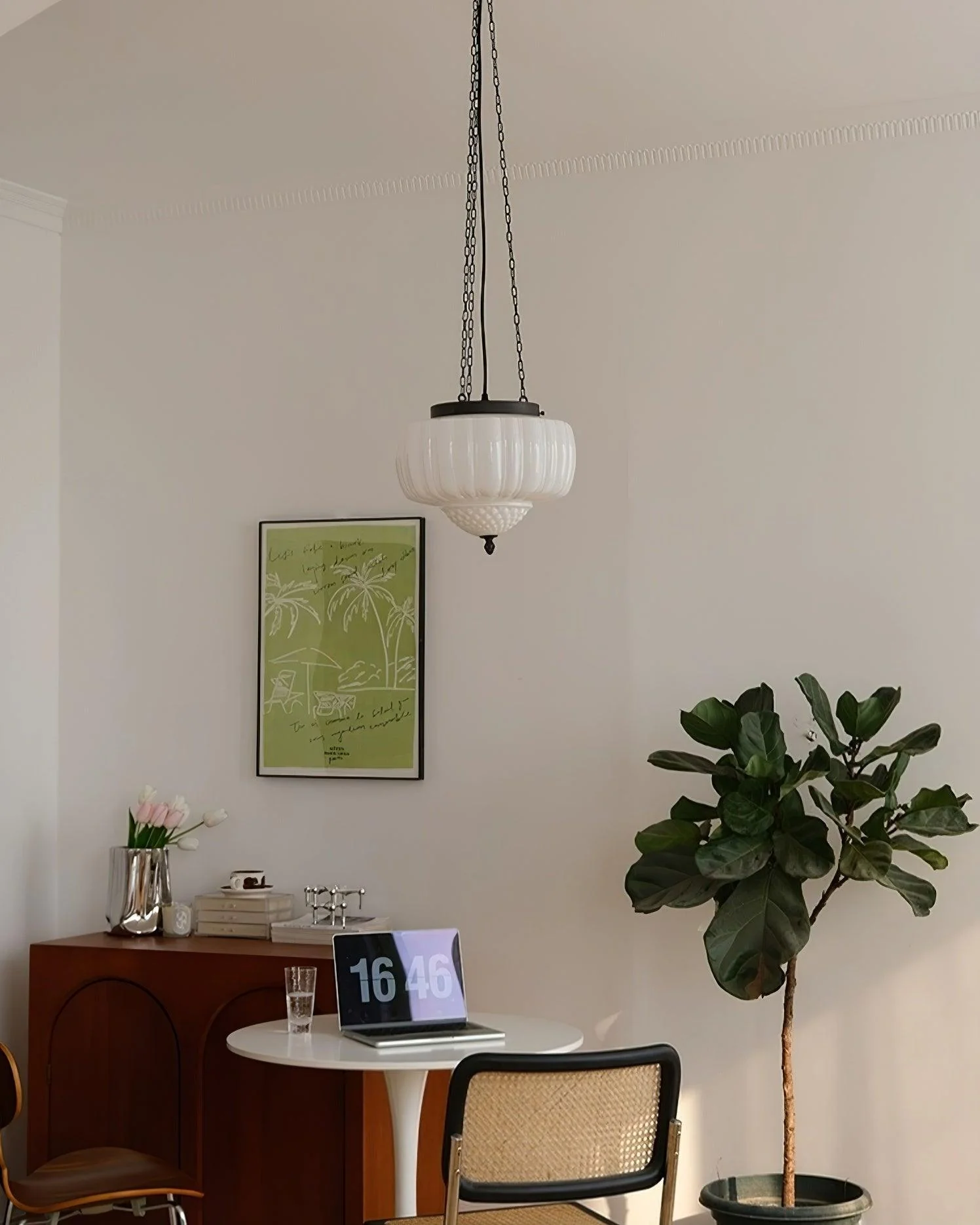 Yara Contemporary Glass Pendant Light - Image 5