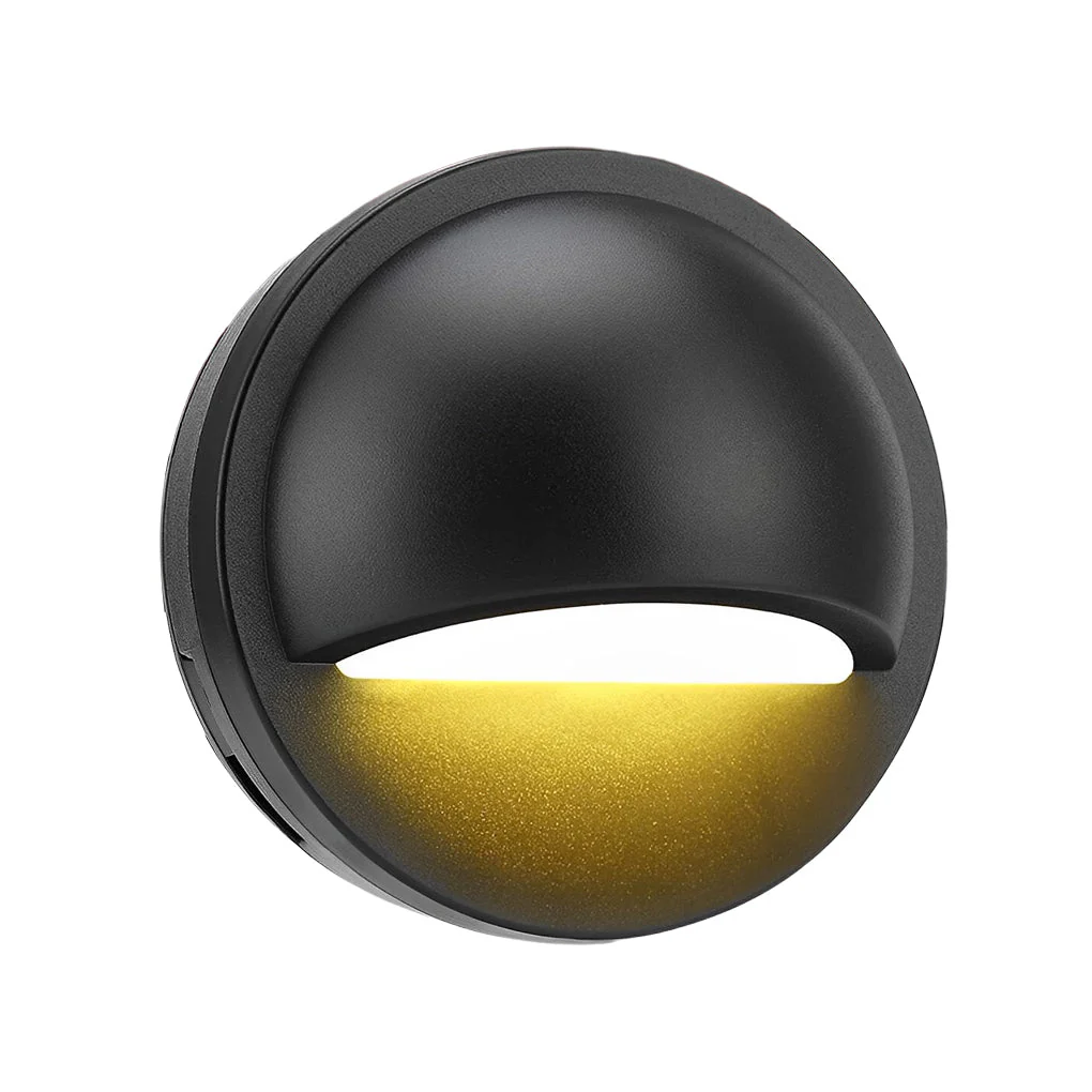 Yonda Hallf Moon LED Deck Outdoor Wall Mounted Step Lights - Image 8