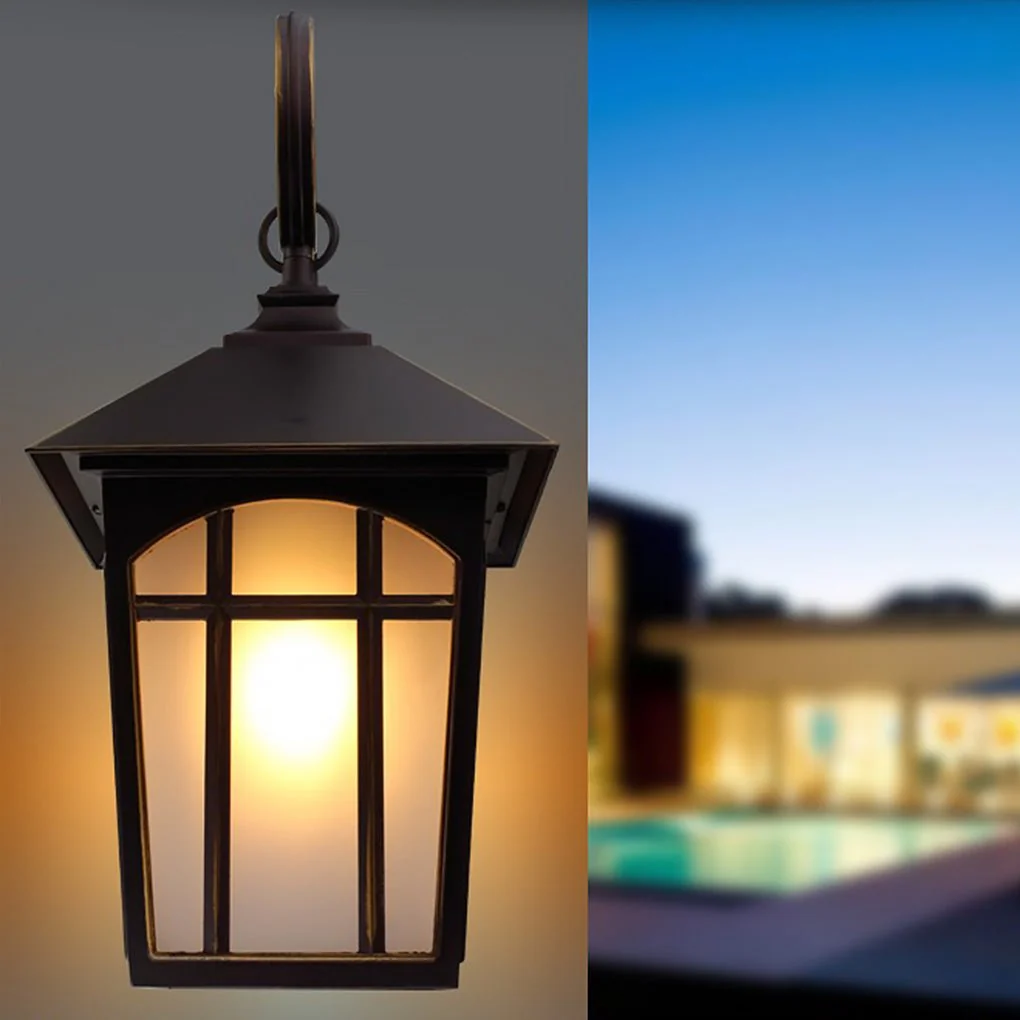 Zachari Retro Modern Glass Outdoor Wall Lights - Image 3