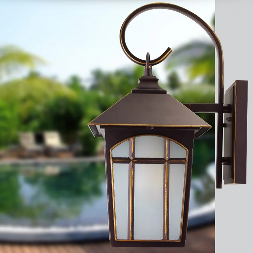 Zachari Retro Modern Glass Outdoor Wall Lights - Image 5