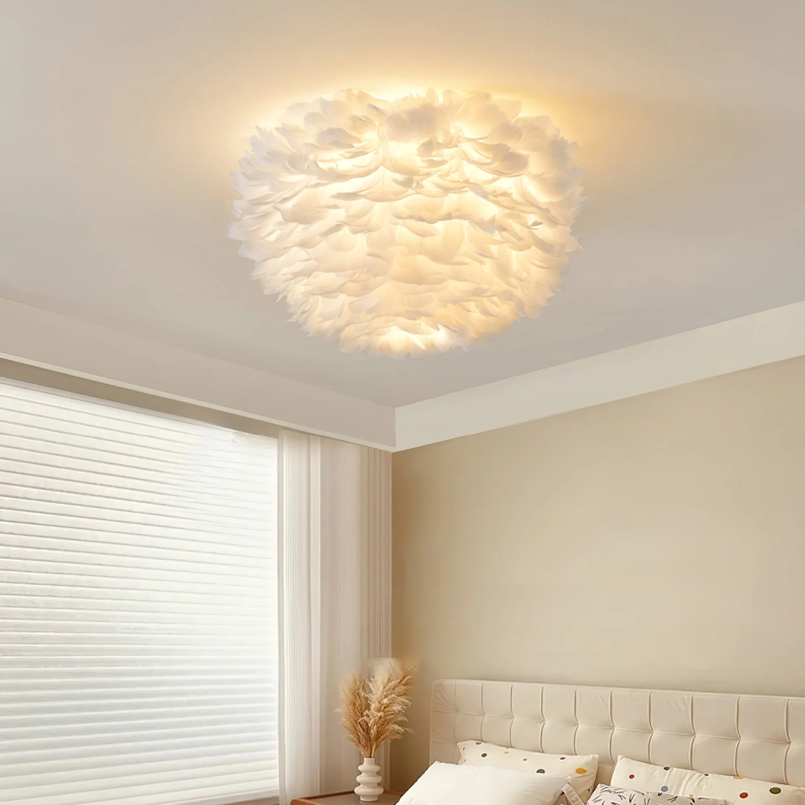 Zalore Premium Nordic Art Feathered Ceiling Lamp - Image 29