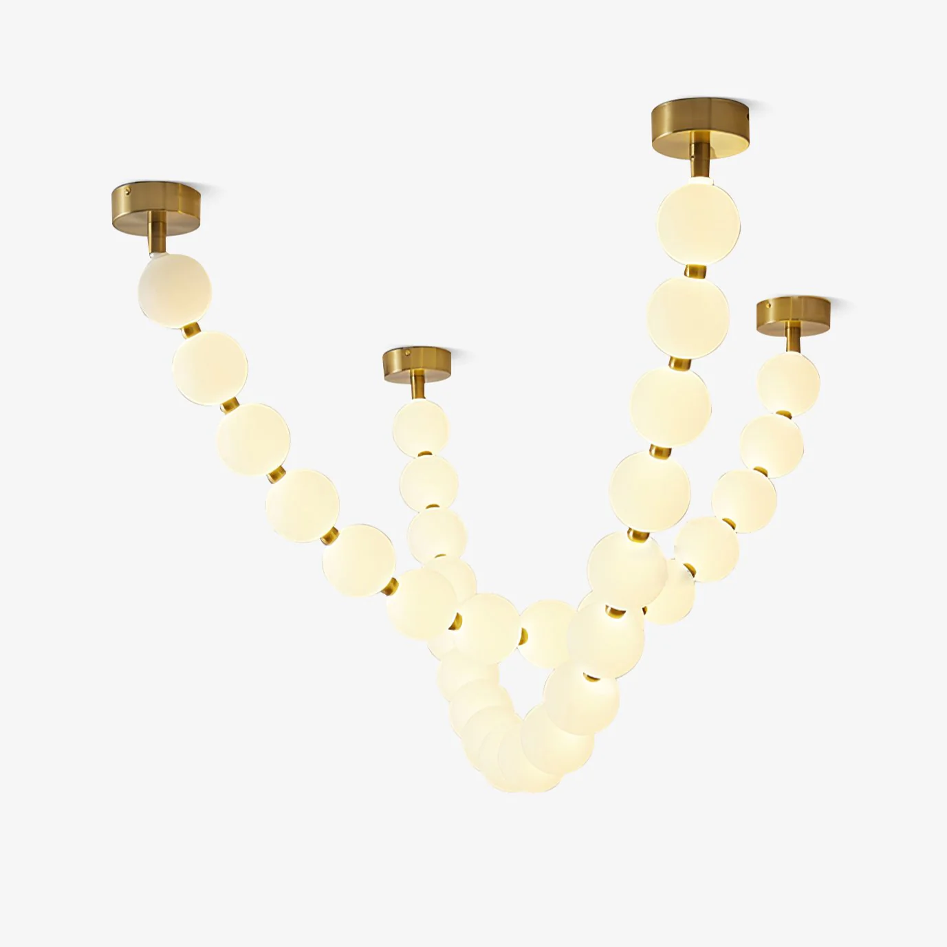 Zalvarin Brass Sputnik Chandelier