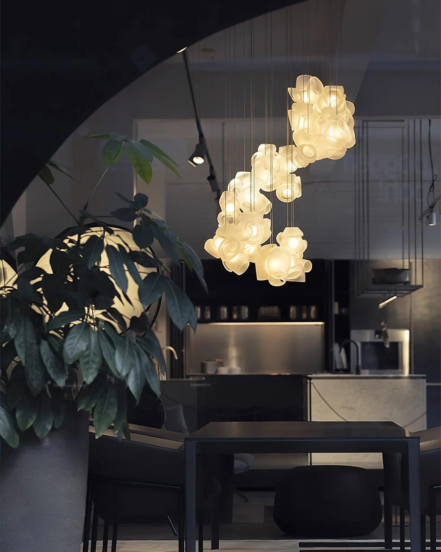 Zamarir Bubbles Cluster Glass Pendant Light - Image 23