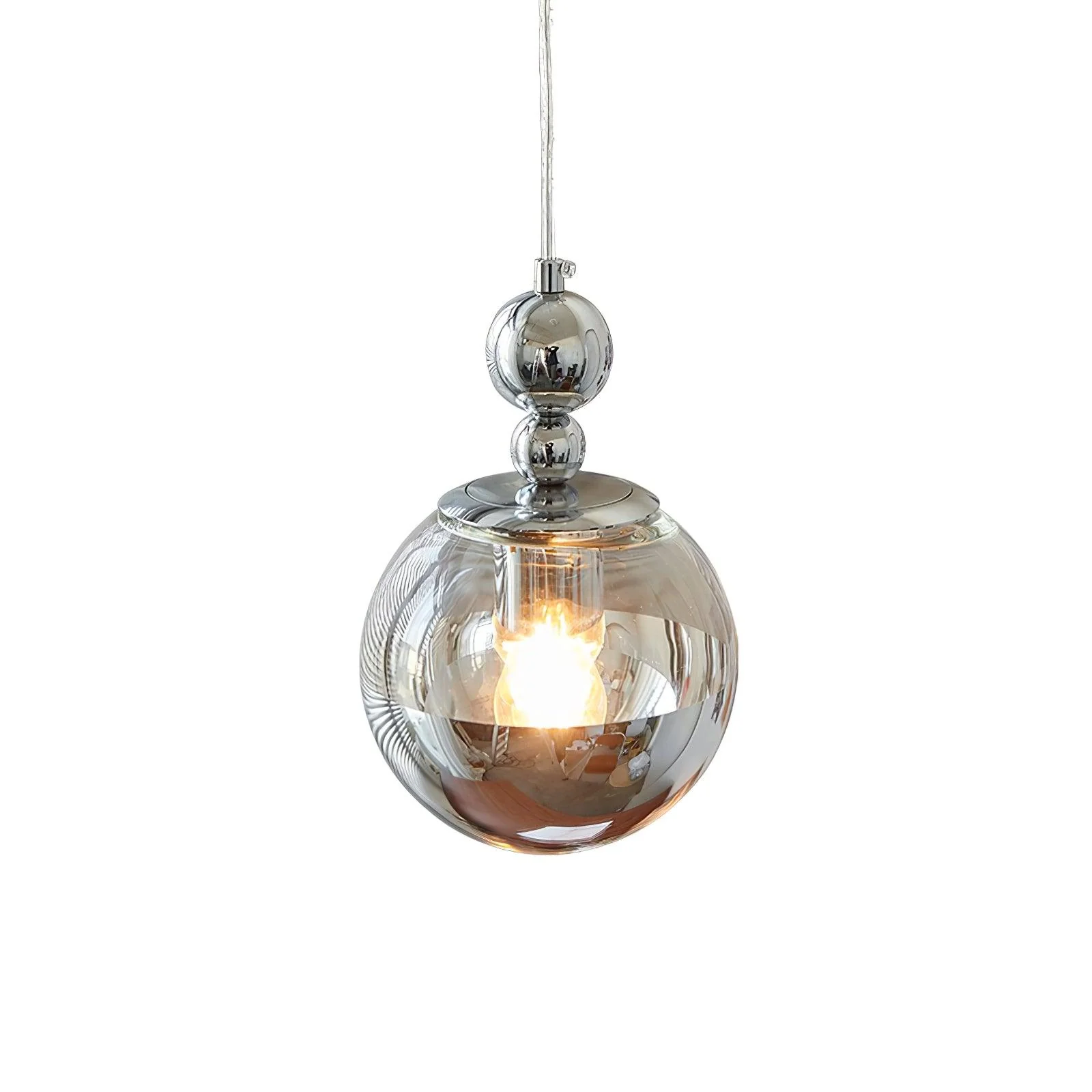 Zanorir Modern Minimalist Art Mirrorball Glass Pendant Light - Image 5