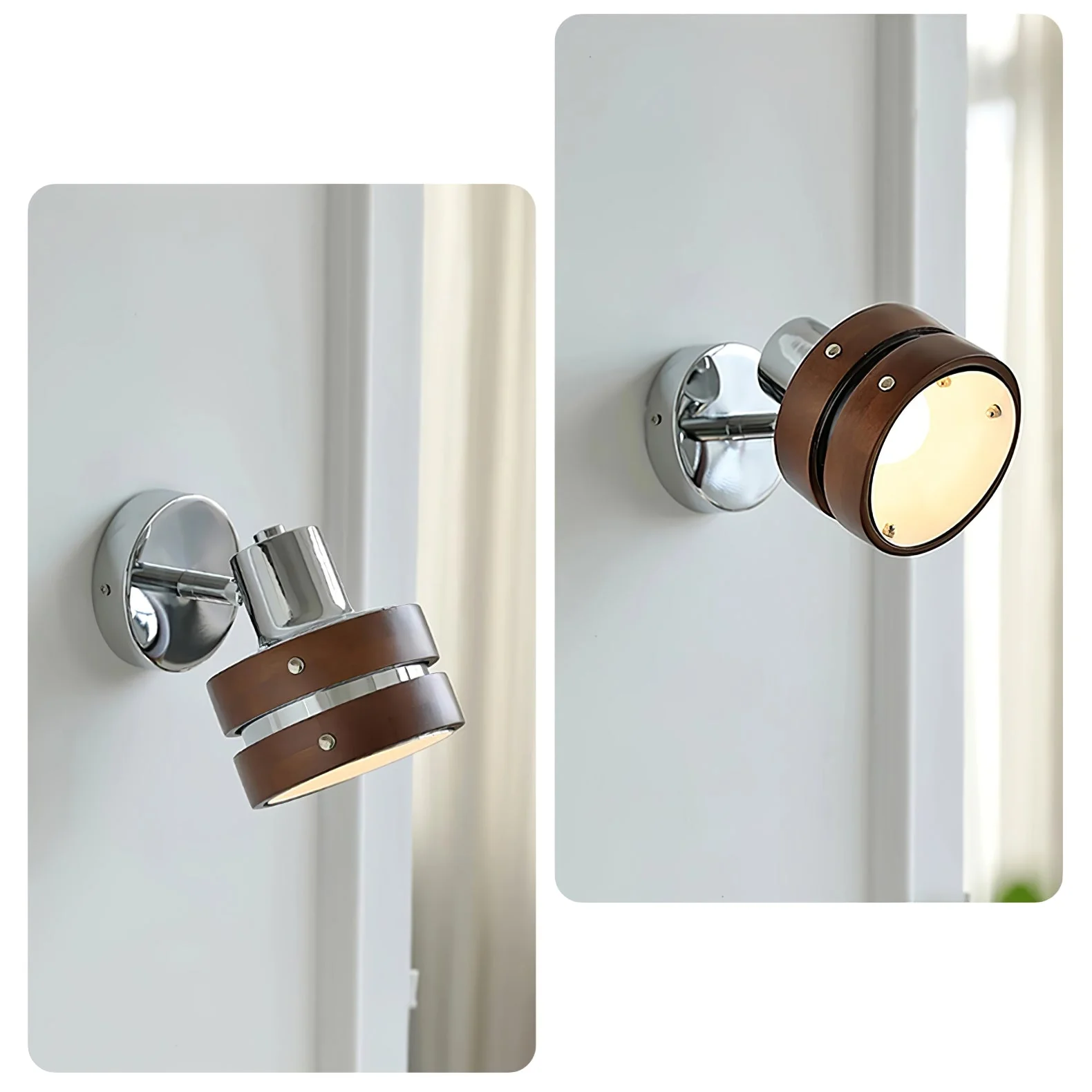 Zanorir Premium Nordic Art Walnut Wall Lamp - Image 27