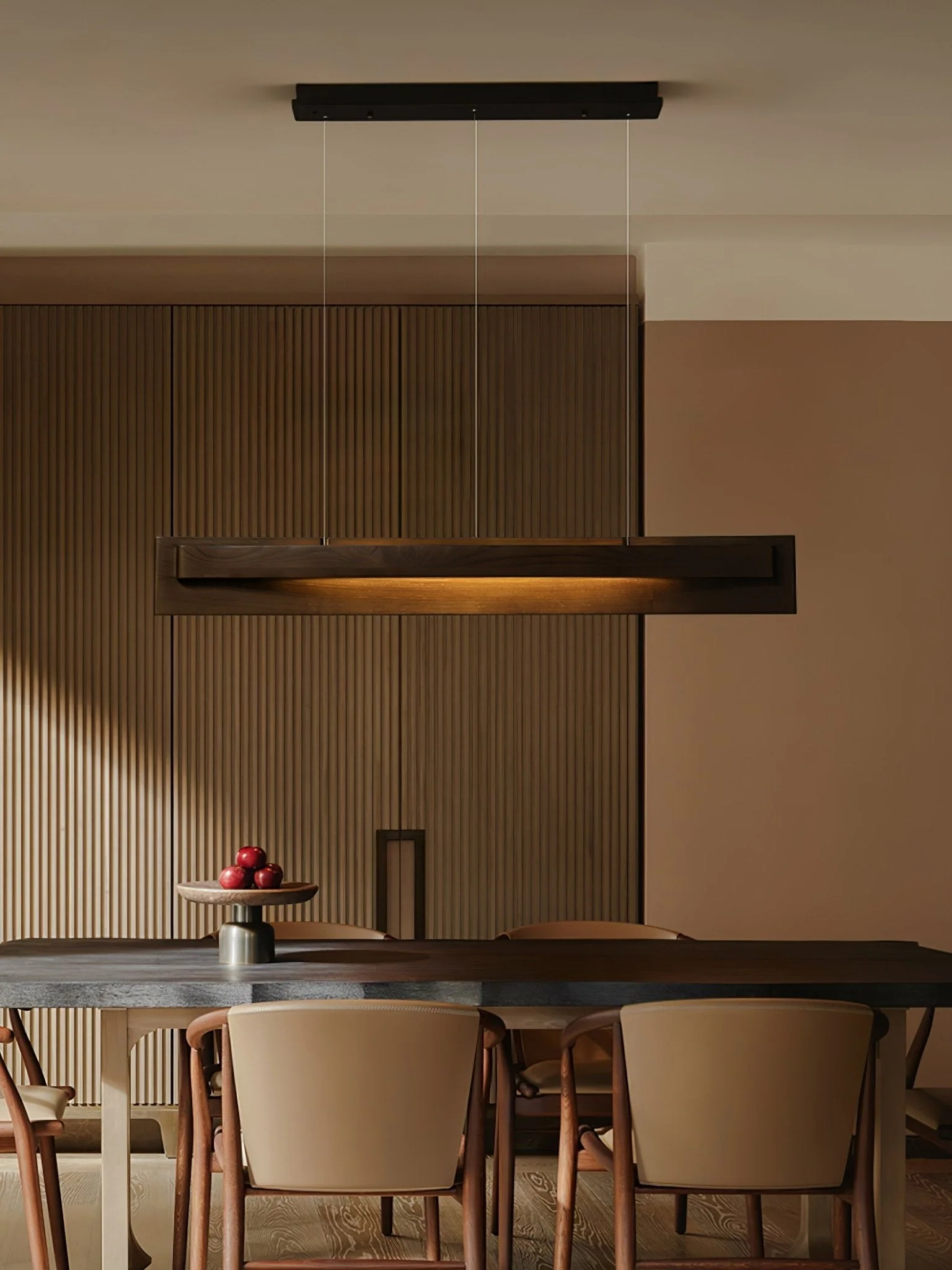 Zaraeyra Minimalist Wood Pendant Light - Image 4