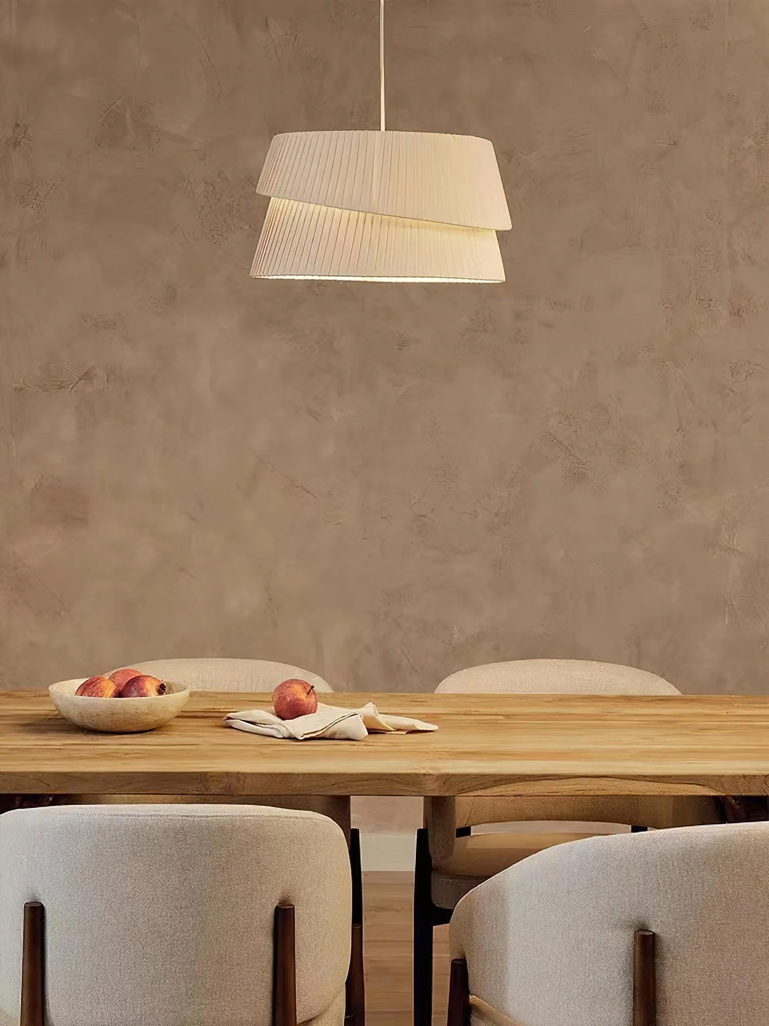 Zarion Fabric Scandinavian Pendant Light - Image 12