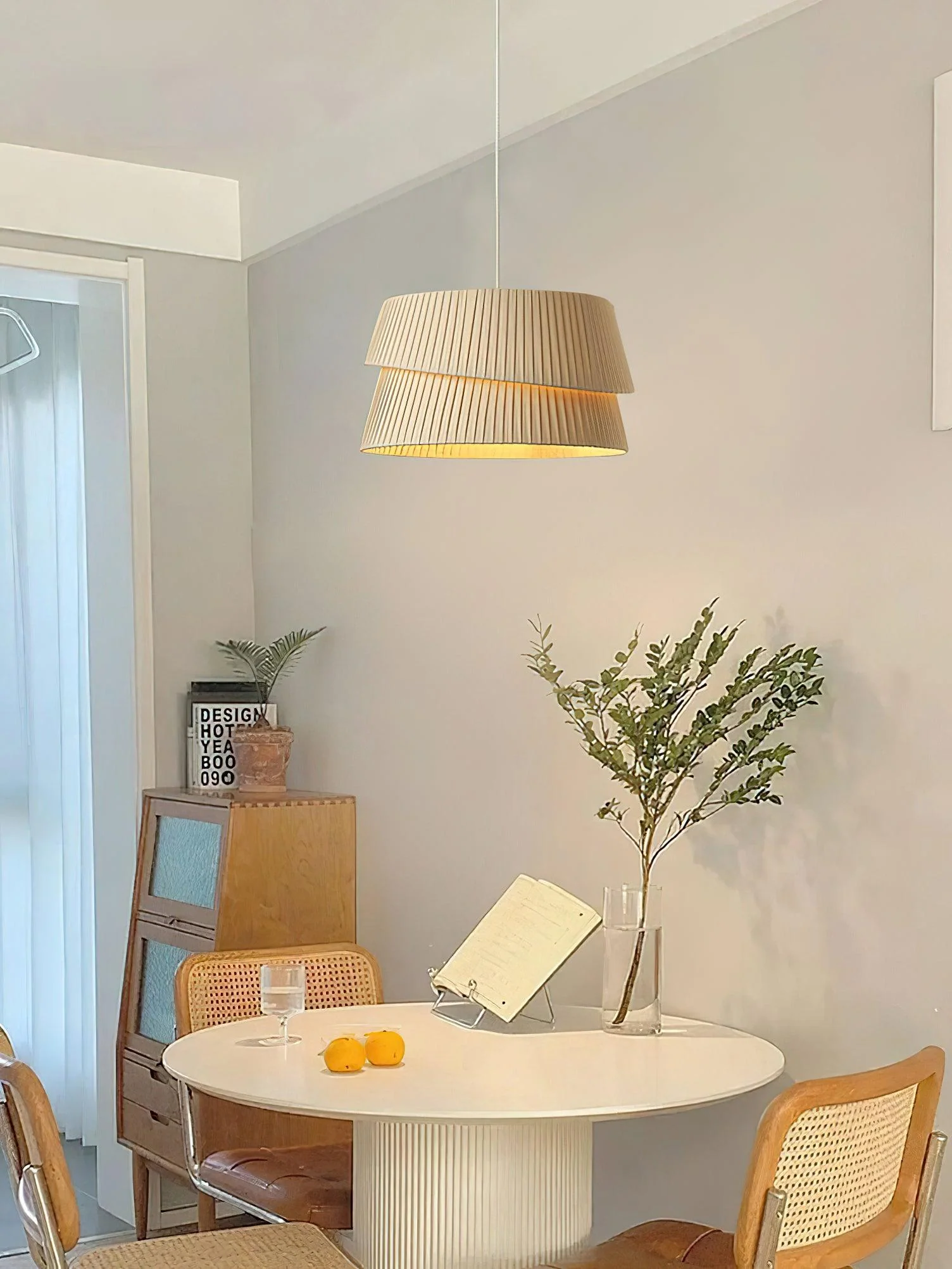 Zarion Fabric Scandinavian Pendant Light - Image 16