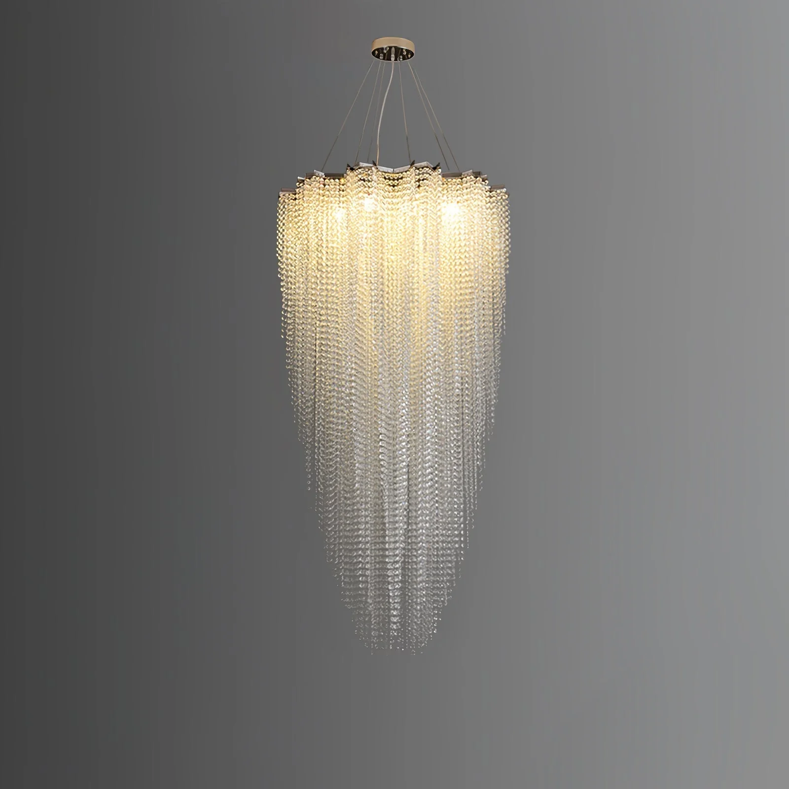 Zashayra Crystal Column Chandelier - Image 35
