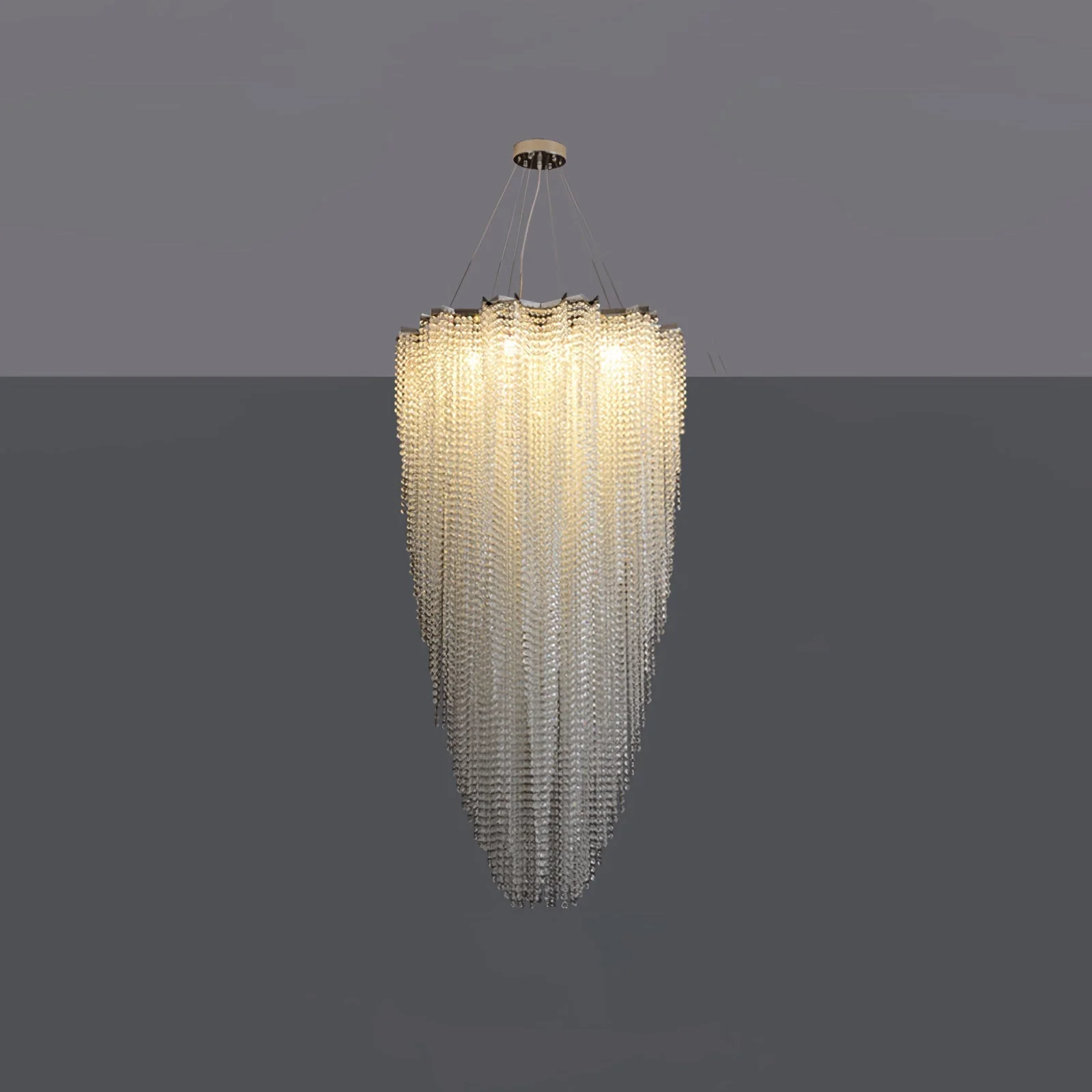 Zashayra Crystal Column Chandelier - Image 56