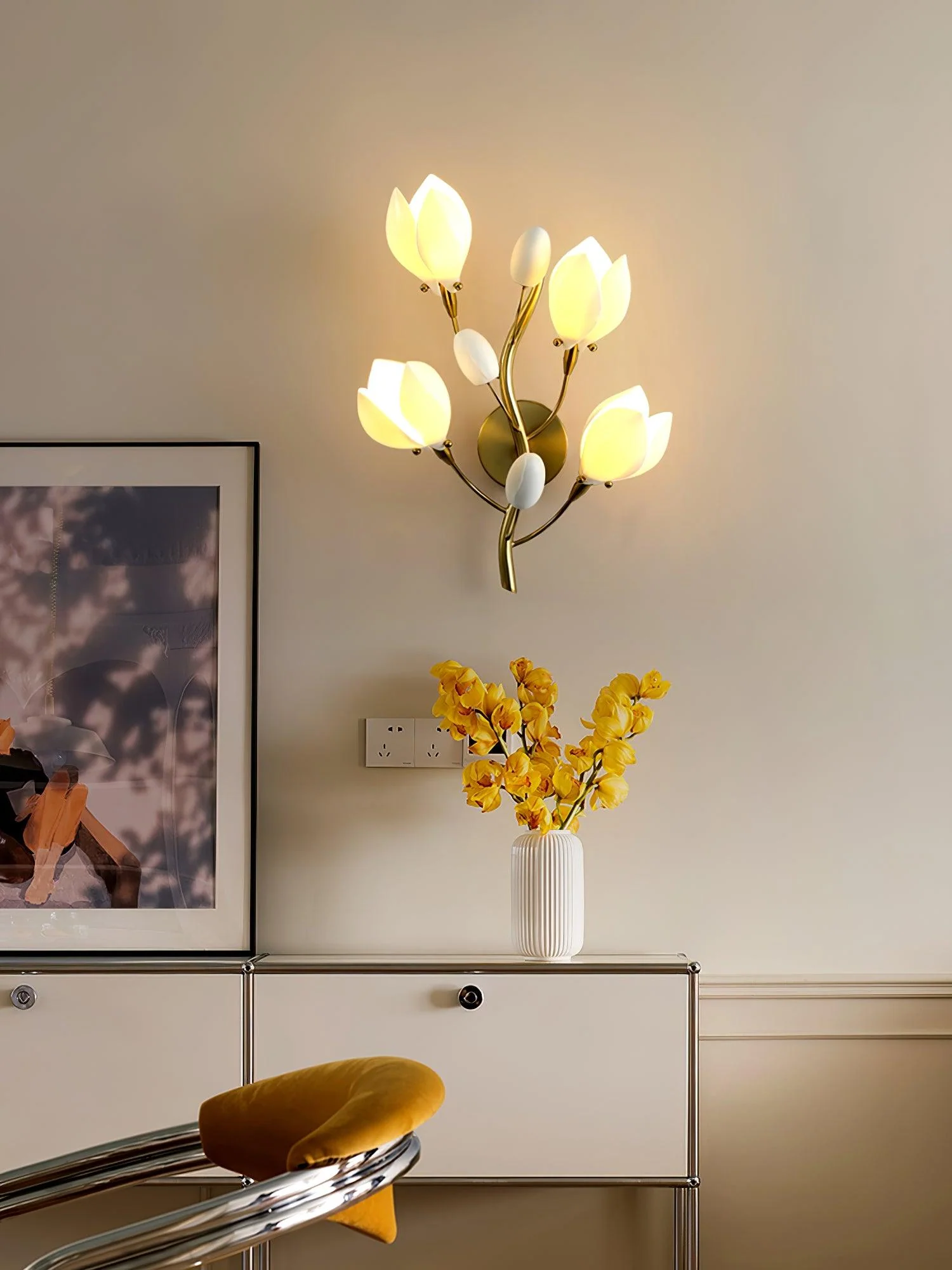 Zasila Magnolia Elegance Ceramic Wall Lamp - Image 15