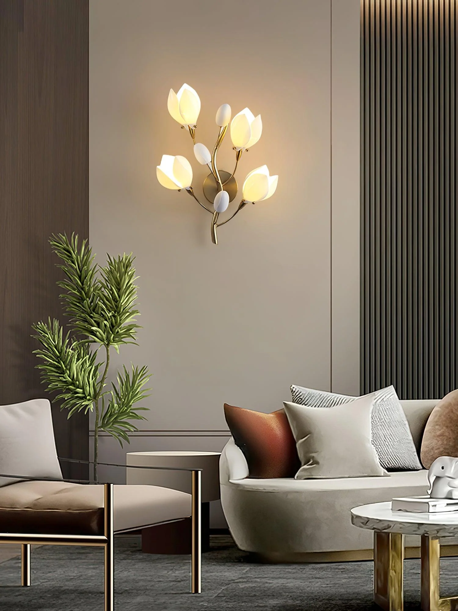 Zasila Magnolia Elegance Ceramic Wall Lamp - Image 16