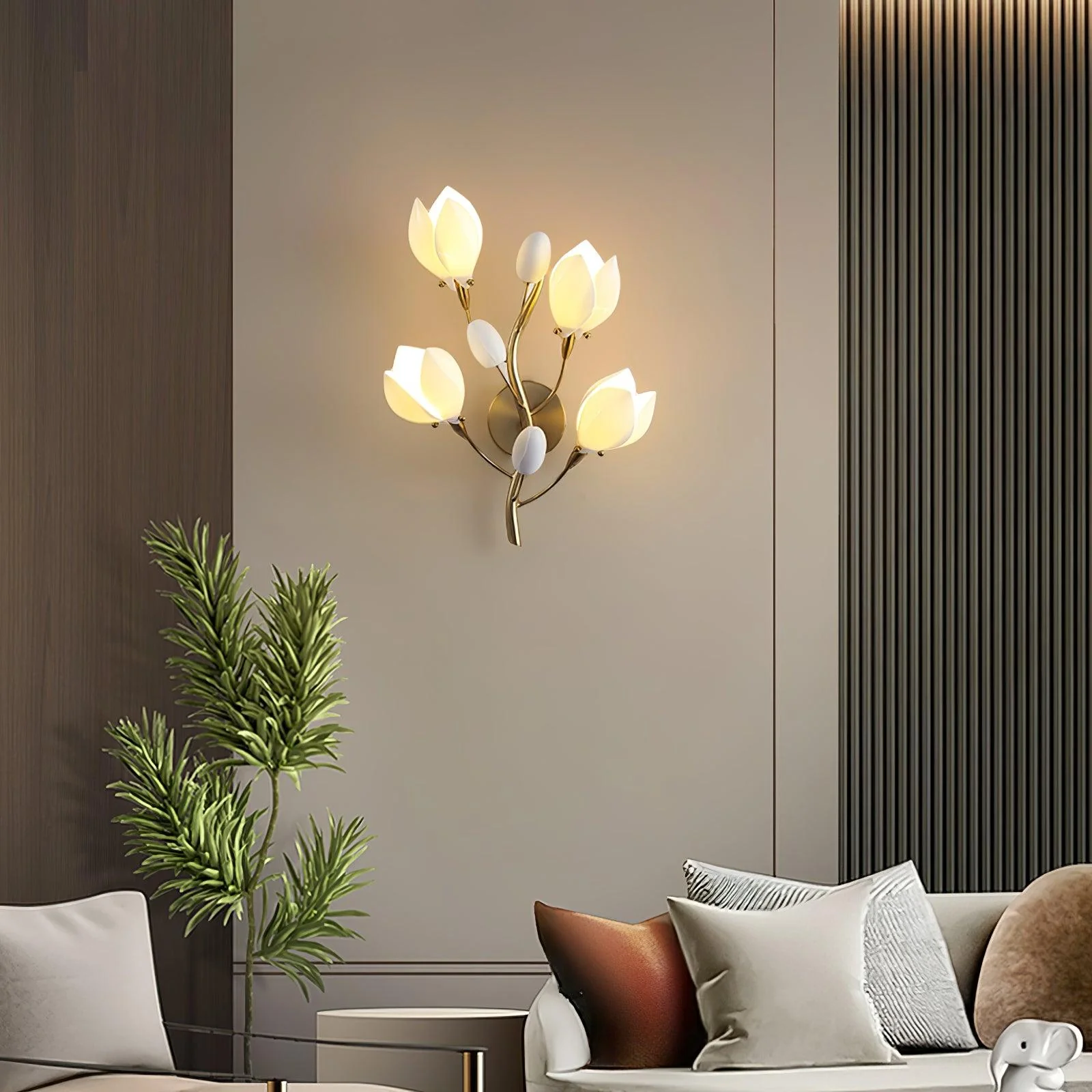 Zasila Magnolia Elegance Ceramic Wall Lamp - Image 5