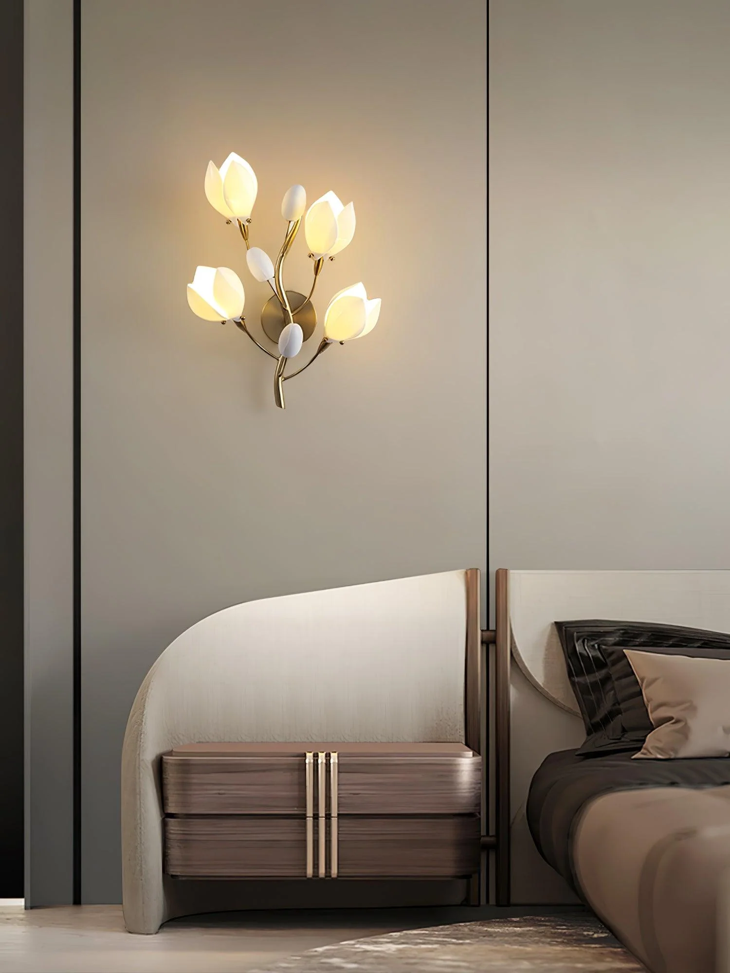 Zasila Magnolia Elegance Ceramic Wall Lamp - Image 9