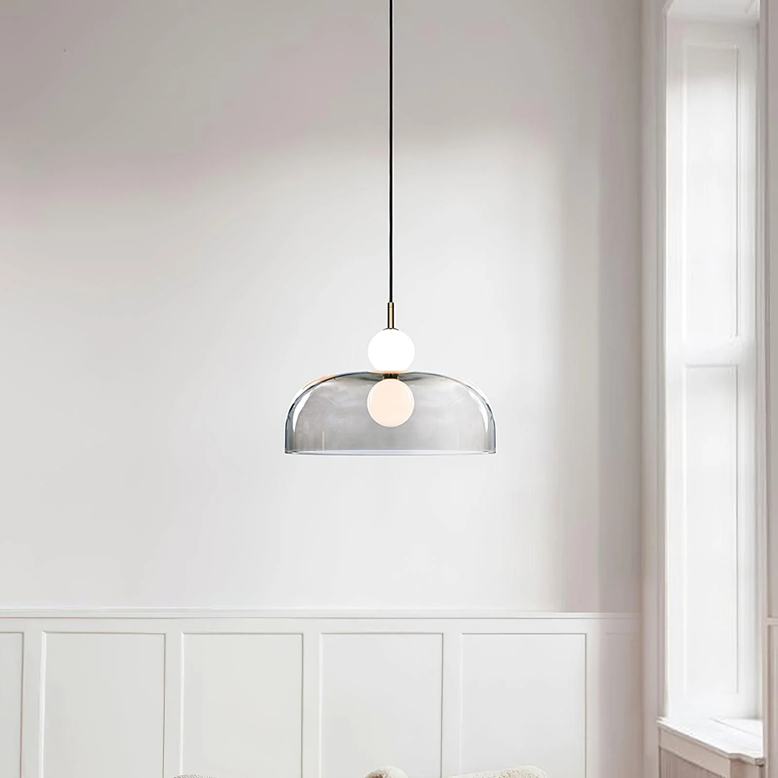 Zasorila Modern Minimalist Glass Pendant Light - Image 15