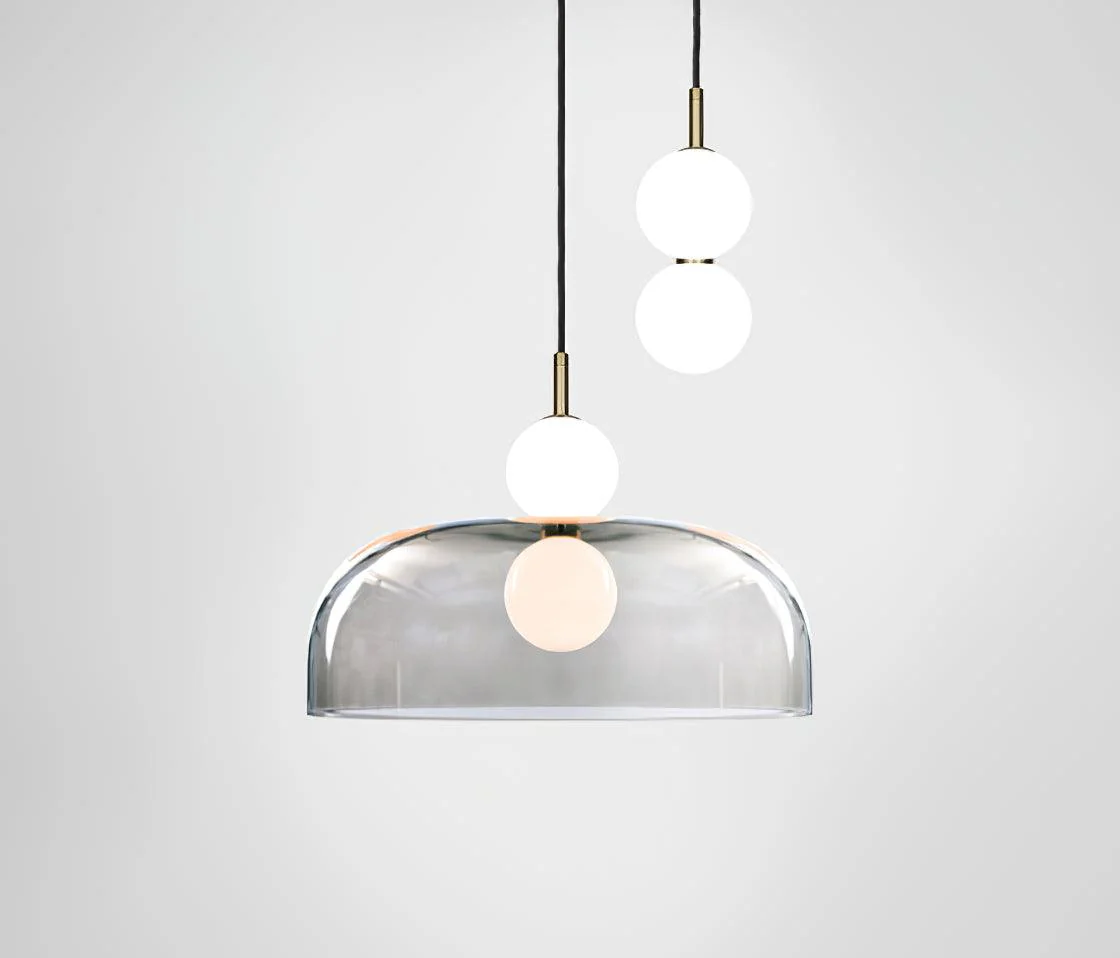 Zasorila Modern Minimalist Glass Pendant Light - Image 8