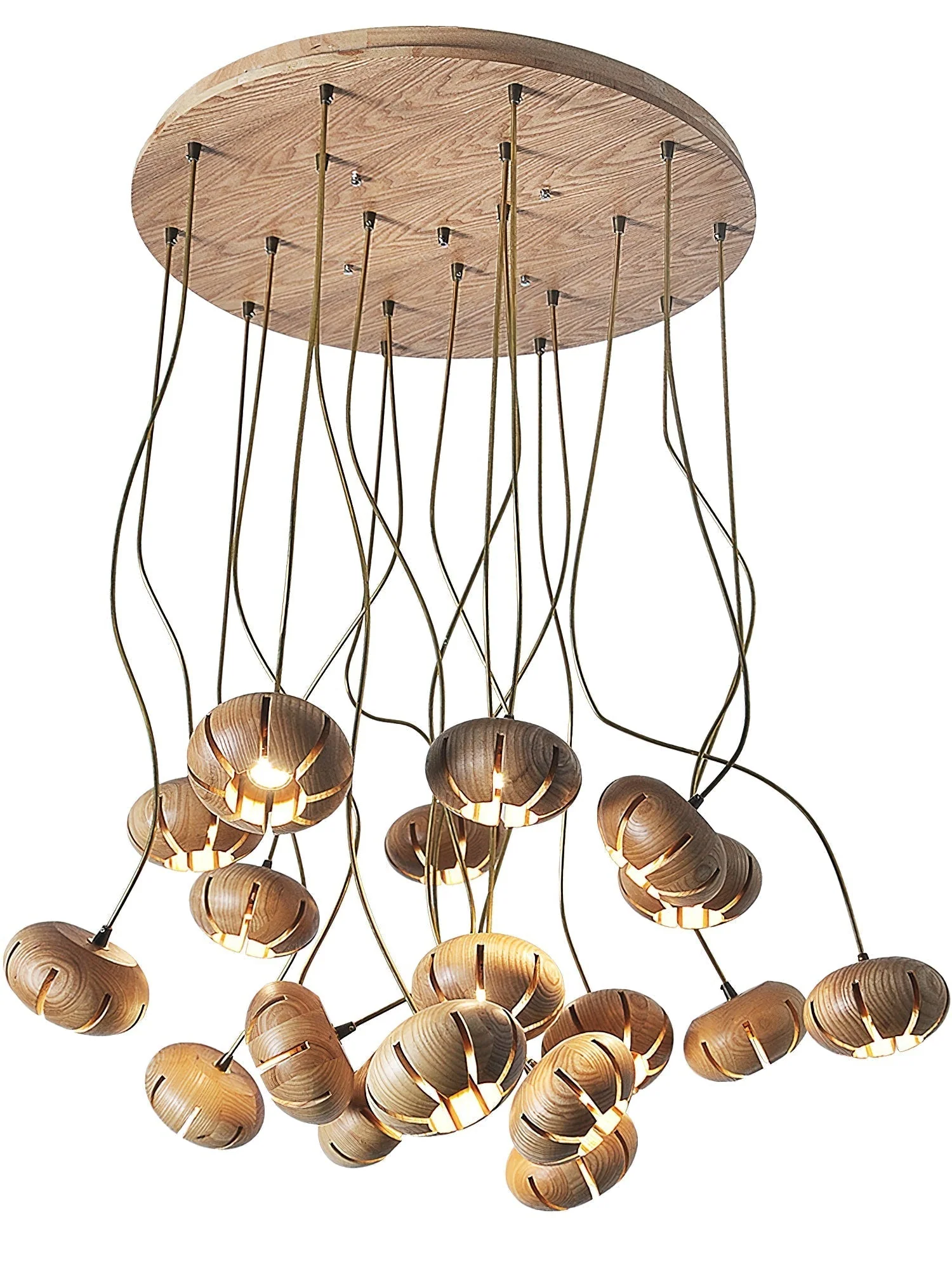 Zasorir Sculptural Marble Cluster Pendant Light - Image 19