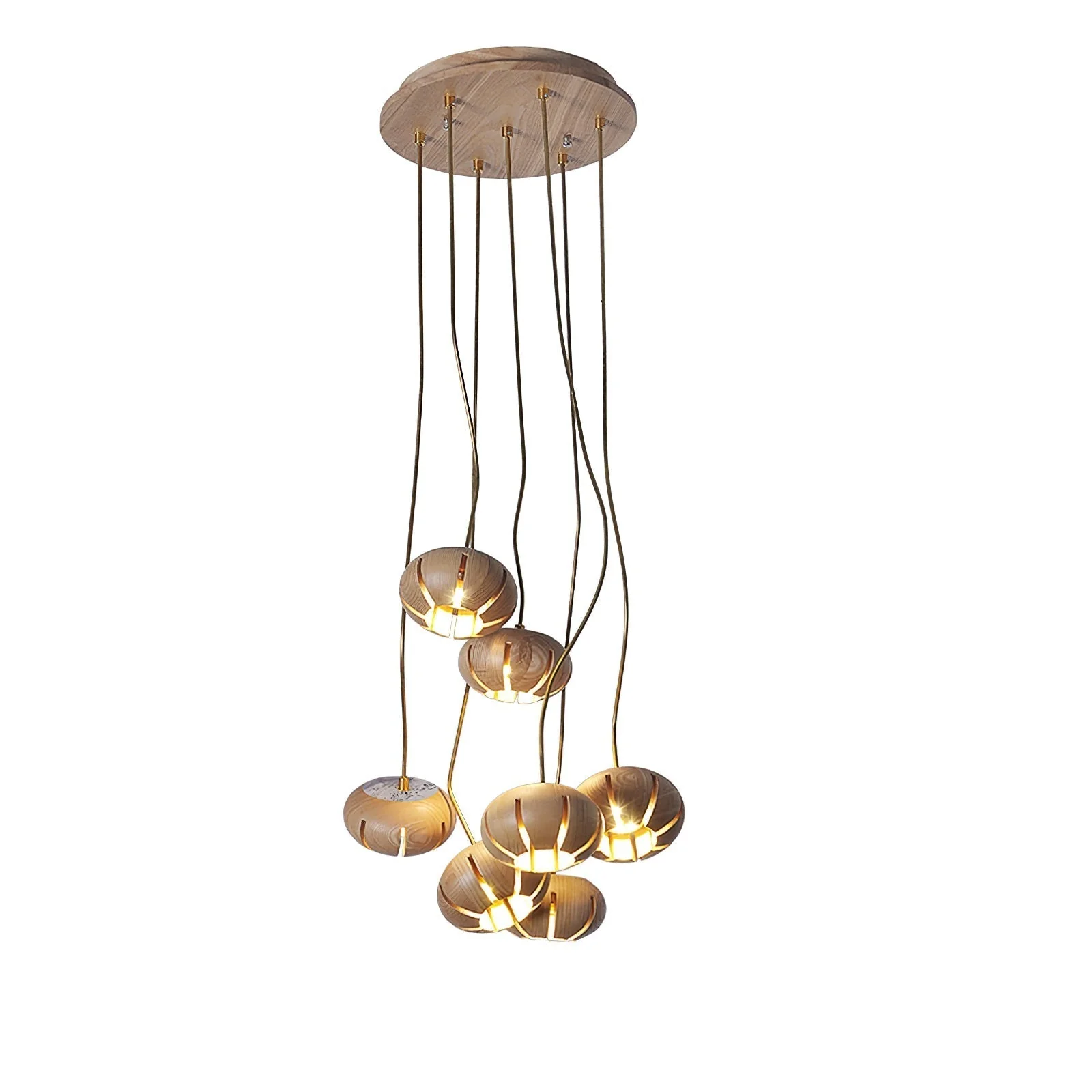 Zasorir Sculptural Marble Cluster Pendant Light - Image 29
