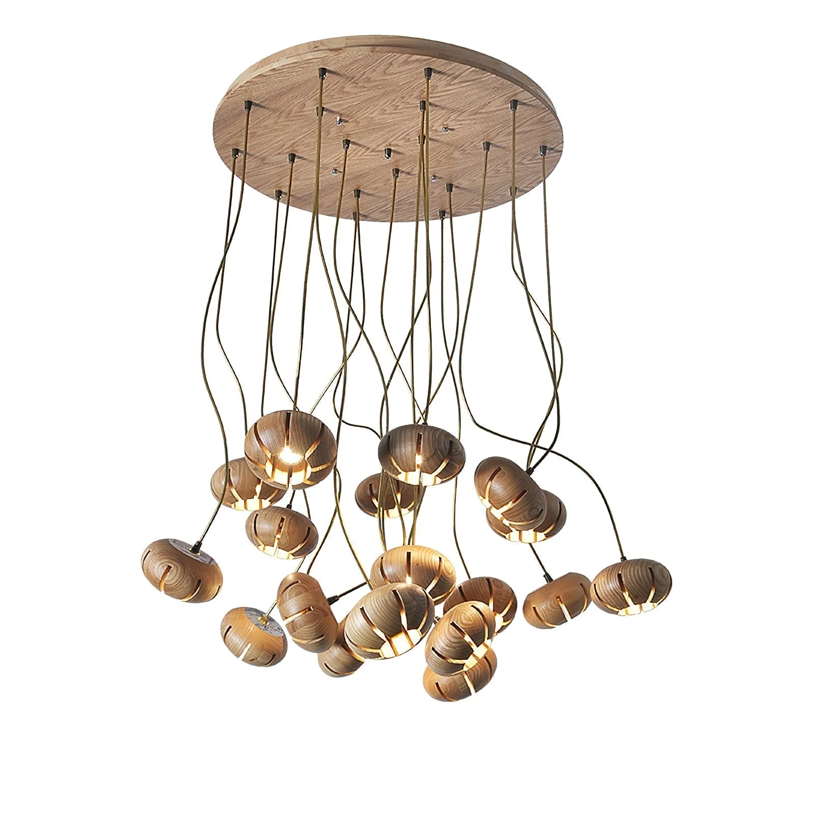 Zasorir Sculptural Marble Cluster Pendant Light - Image 33